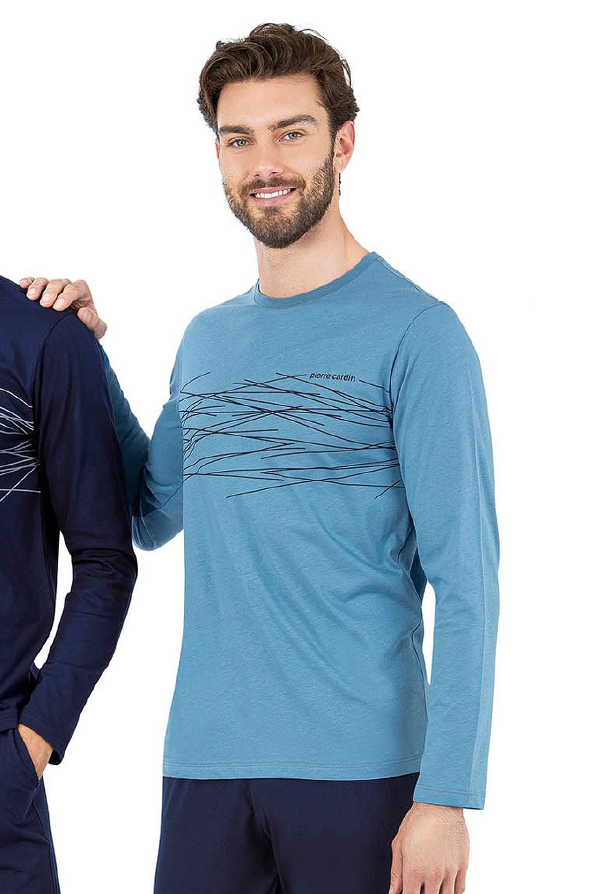PijamalarPierre Cardin 6061 Erkek Uzun Kollu Bisiklet Yaka Pijama Takımı-Mavi | Pijamapazari.comPierre Cardin 6061 Erkek Uzun Kollu Bisiklet Yaka Pijama Takımı-Mavi
