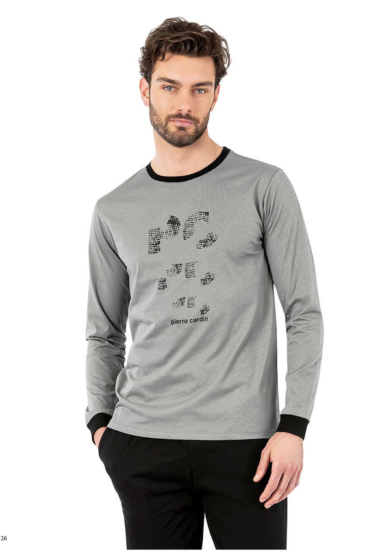 PijamalarPierre Cardin 6069 Erkek Uzun Kollu Bisiklet Yaka Pijama Takımı-Gri | Pijamapazari.comPierre Cardin 6069 Erkek Uzun Kollu Bisiklet Yaka Pijama Takımı-Gri