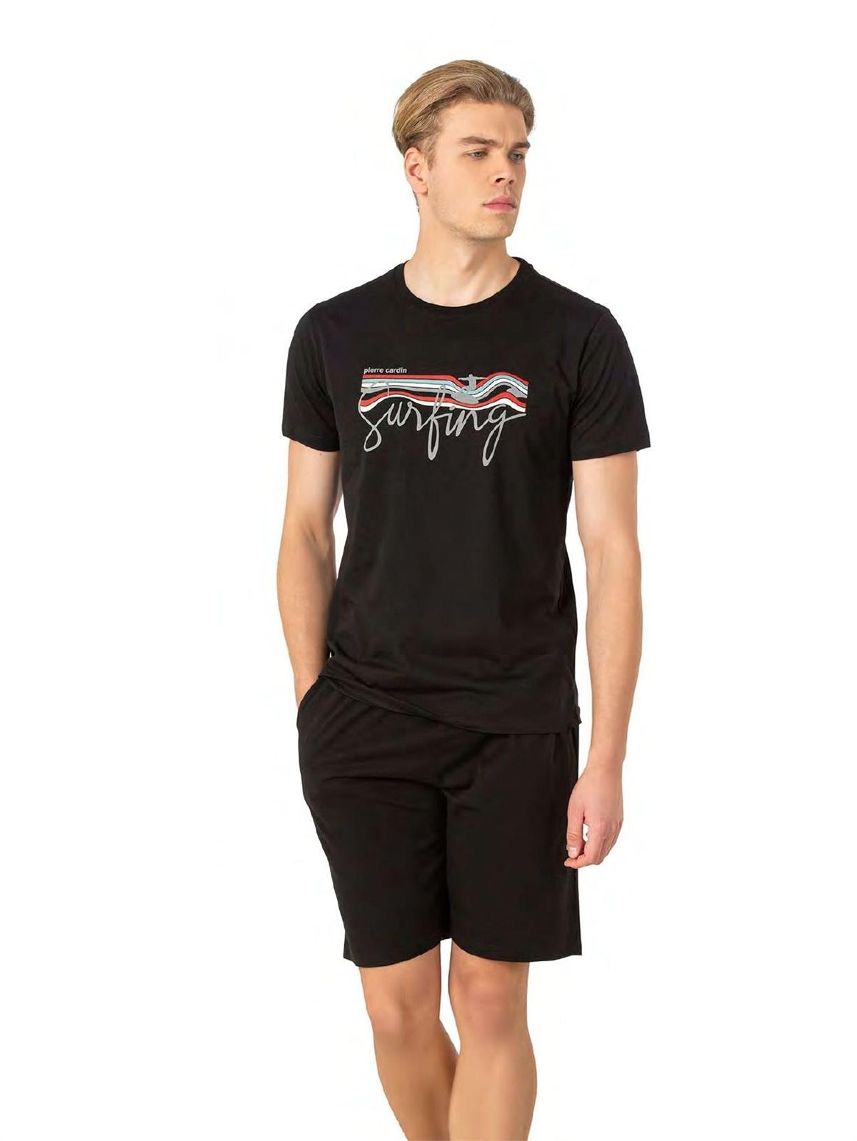 PijamalarPierre Cardin 6073 Erkek Kısa Kollu Şortlu Pijama Takım-Siyah | Pijamapazari.comPierre Cardin 6073 Erkek Kısa Kollu Şortlu Pijama Takım-Siyah