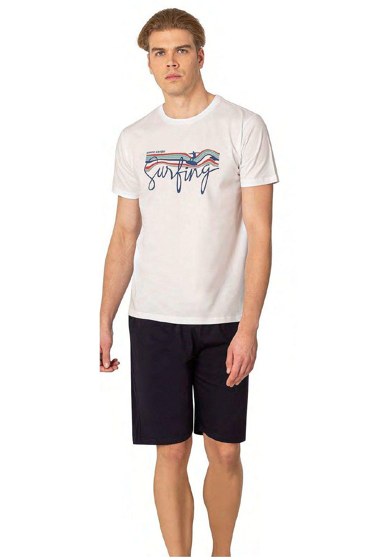PijamalarPierre Cardin 6073 Erkek Kısa Kollu Şortlu Pijama Takım-Beyaz | Pijamapazari.comPierre Cardin 6073 Erkek Kısa Kollu Şortlu Pijama Takım-Beyaz
