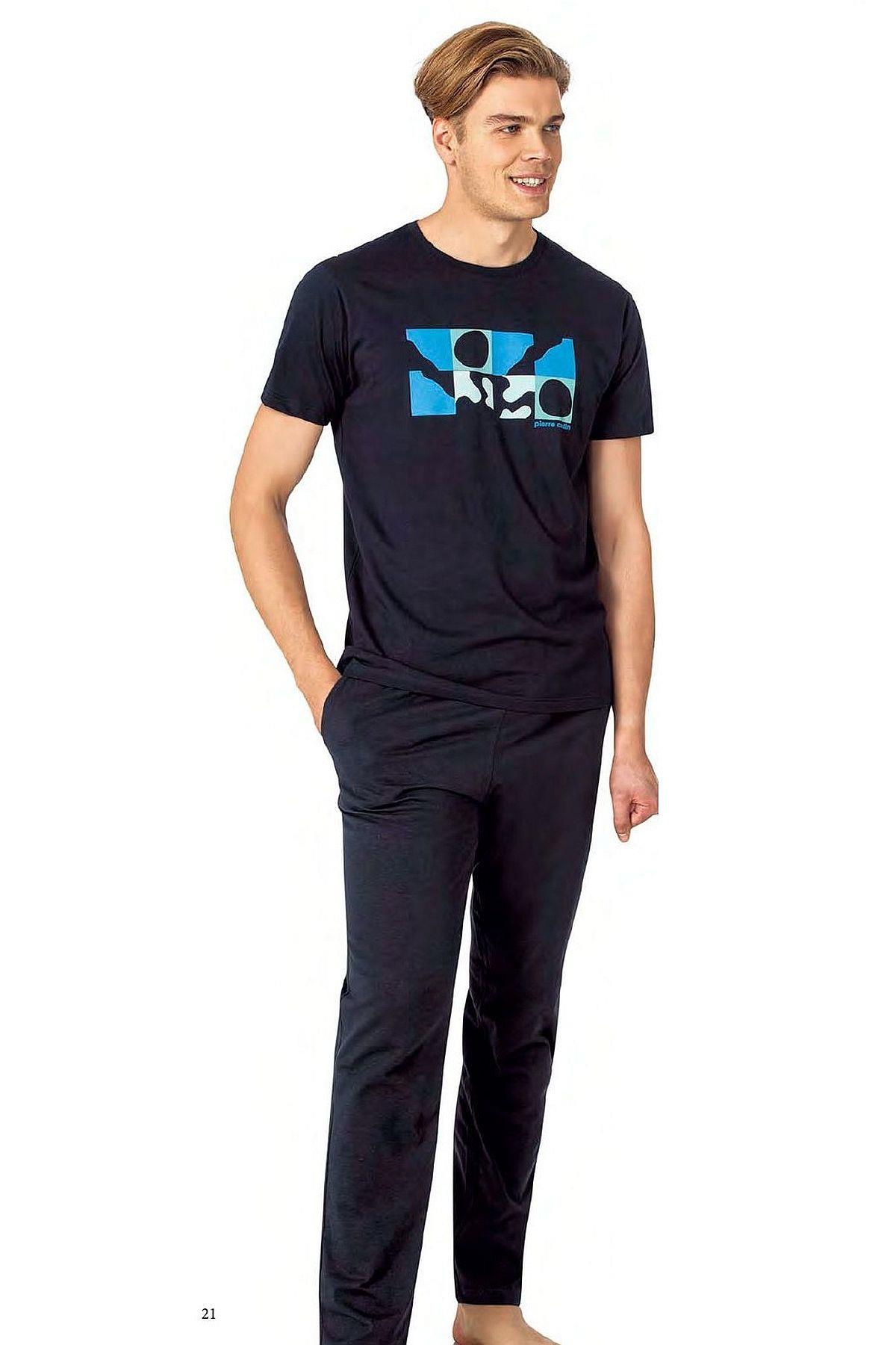 PijamalarPierre Cardin 6076 Erkek Kısa Kollu Bisiklet Yaka Pijama Takım-Lacivert | Pijamapazari.comPierre Cardin 6076 Erkek Kısa Kollu Bisiklet Yaka Pijama Takım-Lacivert