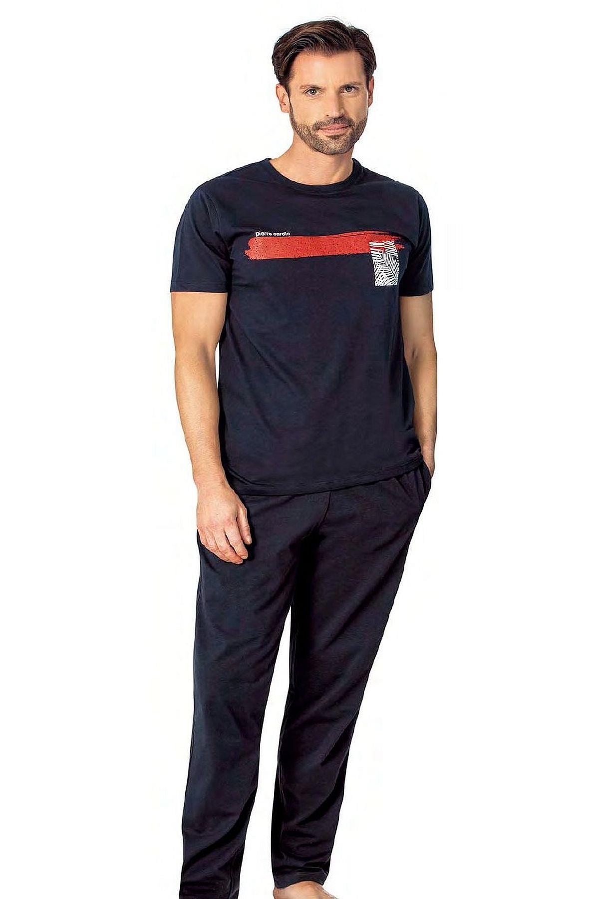 PijamalarPierre Cardin 6077 Erkek Kısa Kollu Bisiklet Yaka Pijama Takım-Lacivert | Pijamapazari.comPierre Cardin 6077 Erkek Kısa Kollu Bisiklet Yaka Pijama Takım-Lacivert
