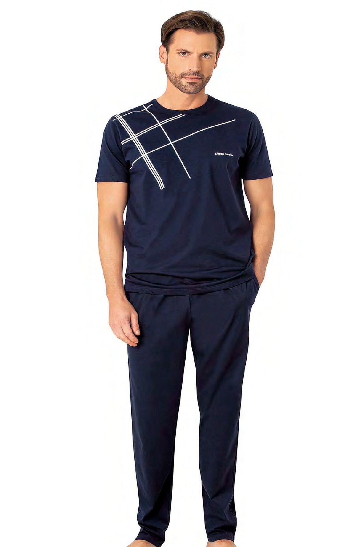 PijamalarPierre Cardin 6081 Erkek Kısa Kollu Bisiklet Yaka Pijama Takım-Lacivert | Pijamapazari.comPierre Cardin 6081 Erkek Kısa Kollu Bisiklet Yaka Pijama Takım-Lacivert