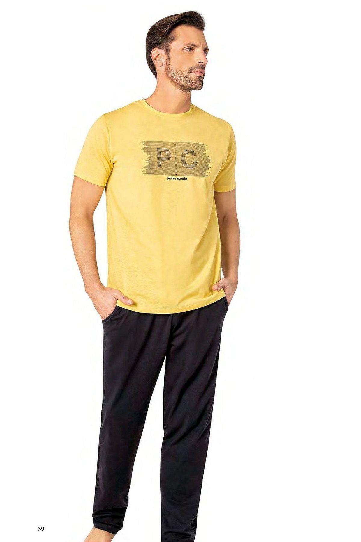 PijamalarPierre Cardin 6084 Erkek Kısa Kollu Bisiklet Yaka Pijama Takım-Sarı | Pijamapazari.comPierre Cardin 6084 Erkek Kısa Kollu Bisiklet Yaka Pijama Takım-Sarı