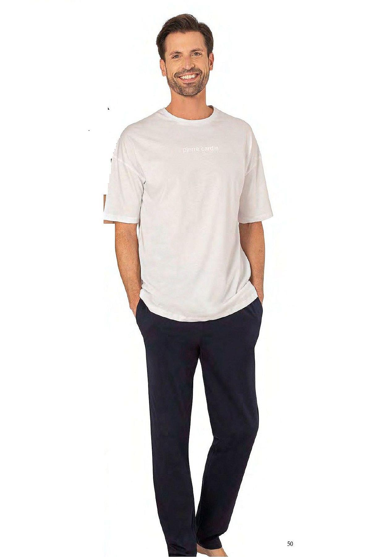 PijamalarPierre Cardin 6086 Erkek Kısa Kollu Bisiklet Yaka Oversize Pijama Takım-Beyaz | Pijamapazari.comPierre Cardin 6086 Erkek Kısa Kollu Bisiklet Yaka Oversize Pijama Takım-Beyaz