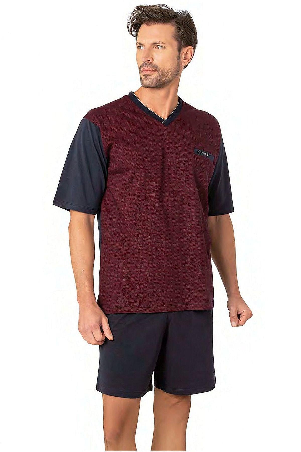 PijamalarPierre Cardin 6089 Erkek Kısa Kollu 3'lü Jakarlı Pijama Takımı-Bordo | Pijamapazari.comPierre Cardin 6089 Erkek Kısa Kollu 3'lü Jakarlı Pijama Takımı-Bordo