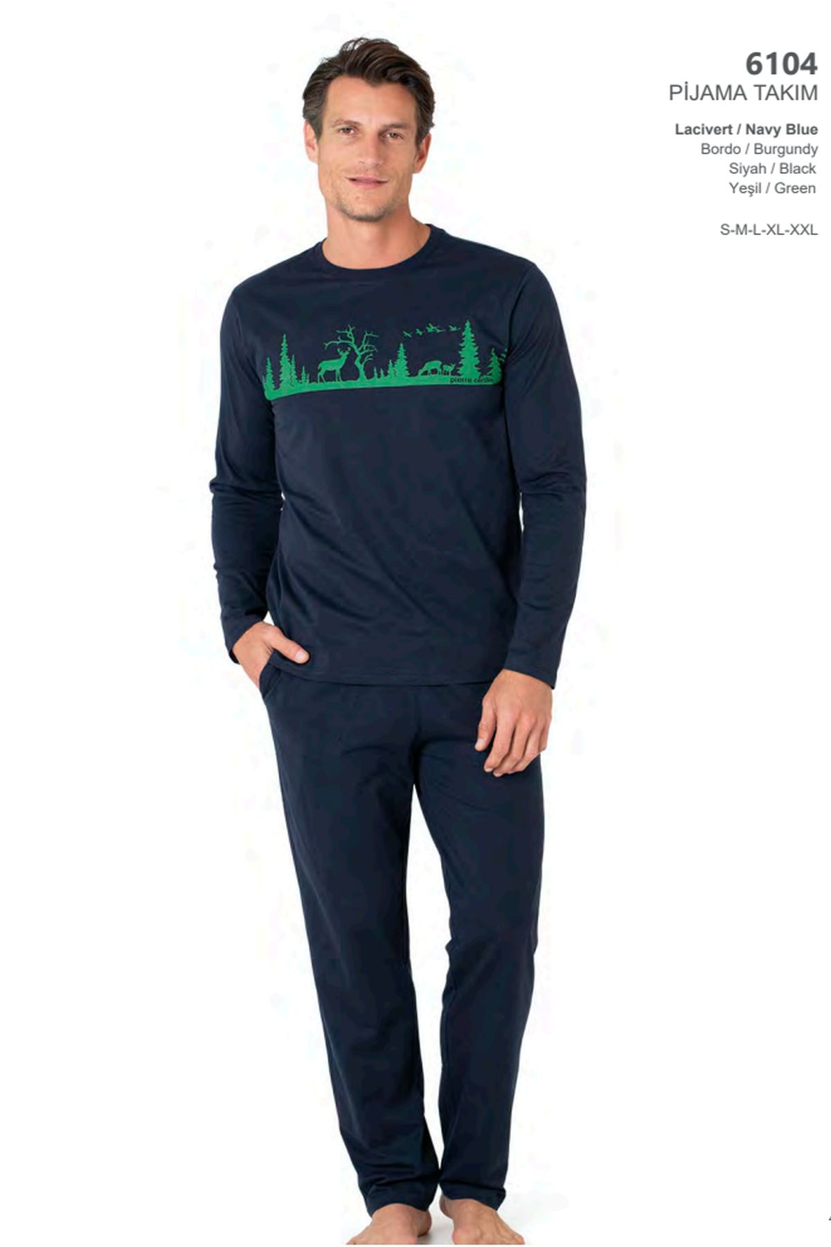 PijamalarPierre Cardin 6104 Erkek Uzun Kollu Bisiklet Yaka Pijama Takımı-Lacivert | Pijamapazari.comPierre Cardin 6104 Erkek Uzun Kollu Bisiklet Yaka Pijama Takımı-Lacivert