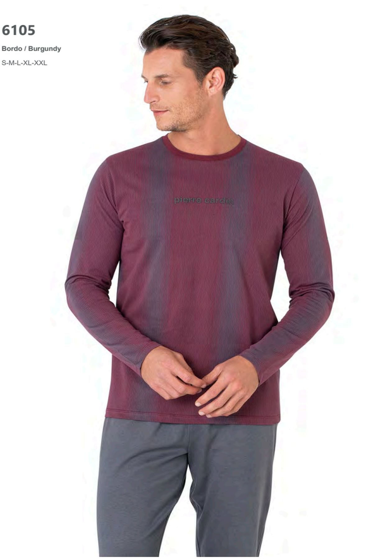 PijamalarPierre Cardin 6105 Erkek Uzun Kollu Bisiklet Yaka Pijama Takımı-Bordo | Pijamapazari.comPierre Cardin 6105 Erkek Uzun Kollu Bisiklet Yaka Pijama Takımı-Bordo