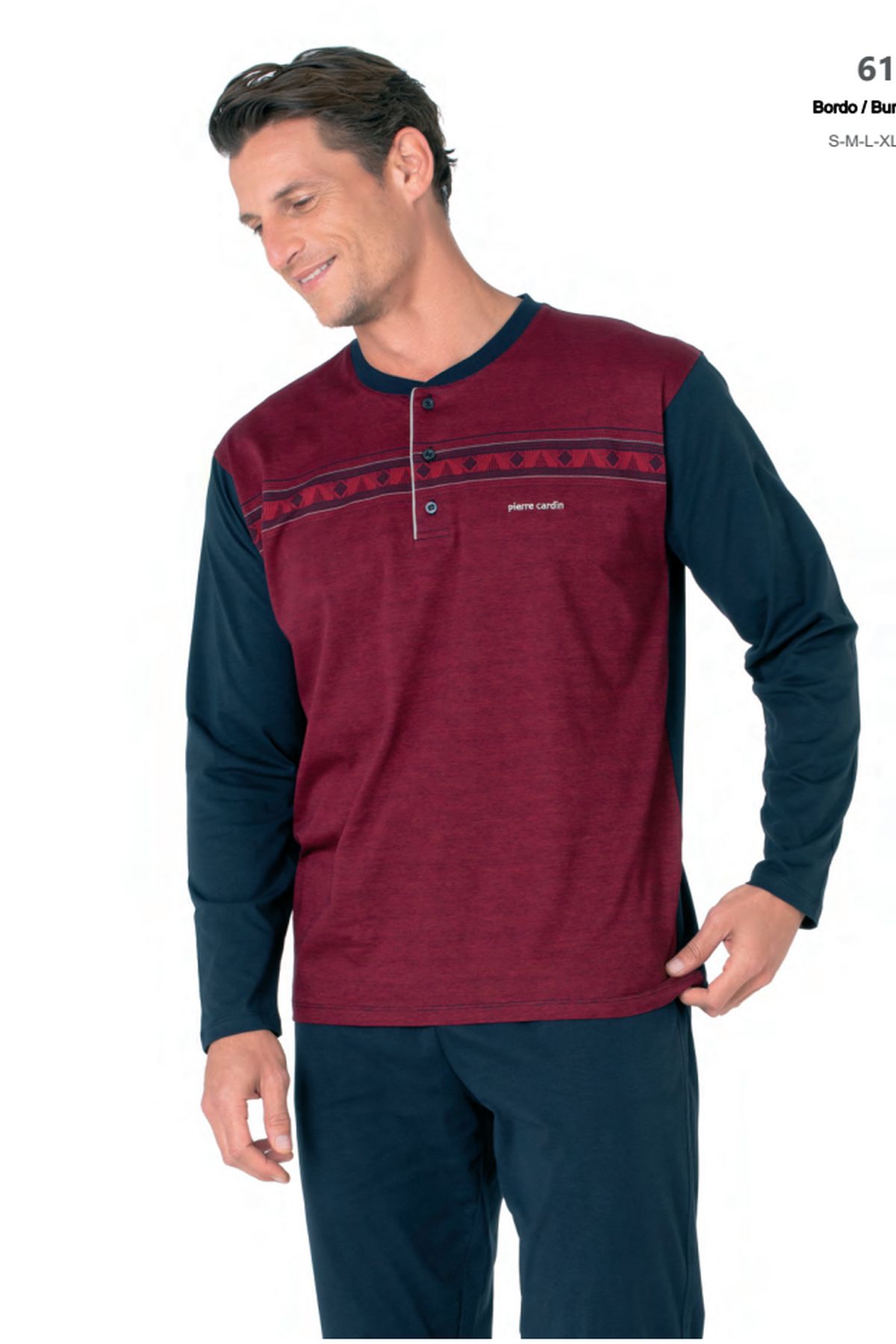 PijamalarPierre Cardin 6109 Erkek Uzun Kollu Yakası Düğmeli Pijama Takım-Bordo | Pijamapazari.comPierre Cardin 6109 Erkek Uzun Kollu Yakası Düğmeli Pijama Takım-Bordo