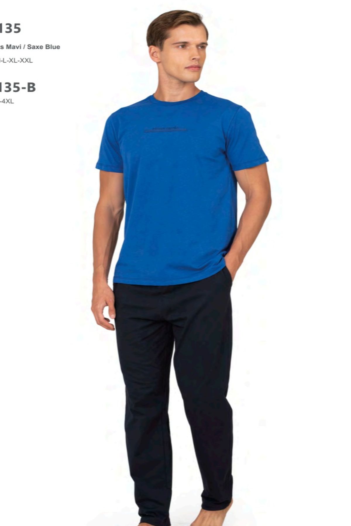 PijamalarPierre Cardin 6135 Erkek Kısa Kollu Bisiklet Yaka Pijama Takımı-Saks | Pijamapazari.comPierre Cardin 6135 Erkek Kısa Kollu Bisiklet Yaka Pijama Takımı-Saks