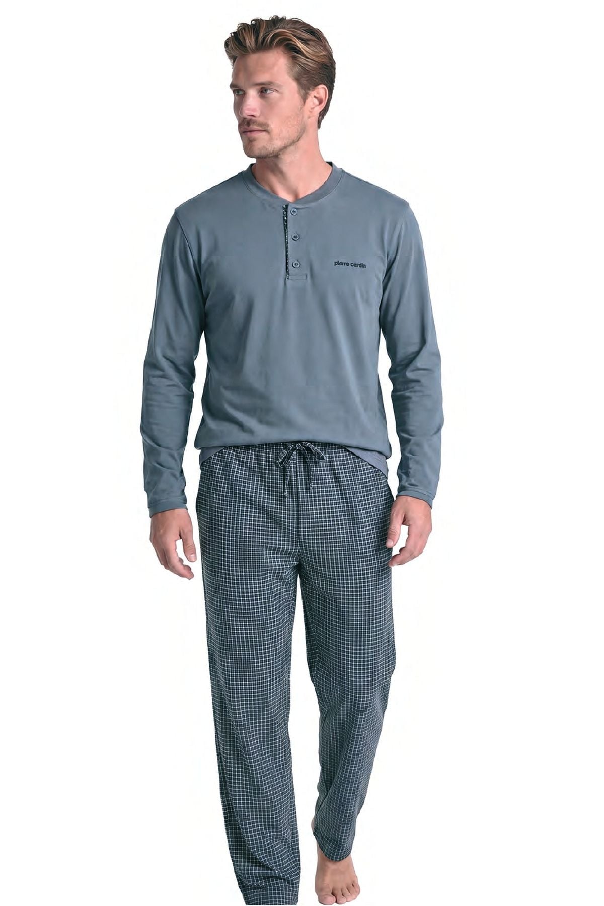 PijamalarHG8757575840693 Pijamapazarı.com'da. Uygun fiyat seçenekleri ile sipariş verebilirsiniz.Pierre Cardin 6146 Erkek Uzun kollu Yakası Düğmeli Pijama Takımı-Gri