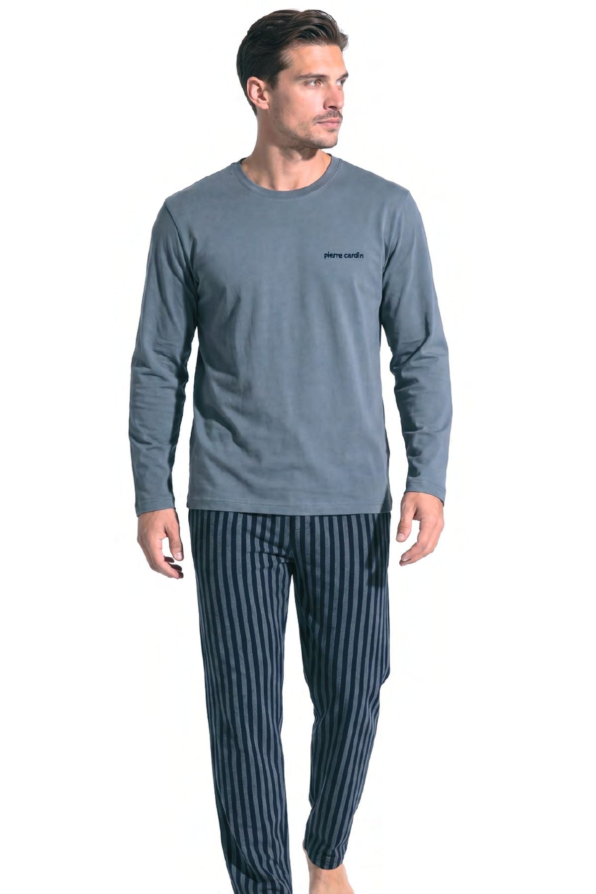 PijamalarHG8757575840628 Pijamapazarı.com'da. Uygun fiyat seçenekleri ile sipariş verebilirsiniz.Pierre Cardin 6147 Erkek Uzun Kollu Bisiklet Yaka Pijama Takımı -Gri