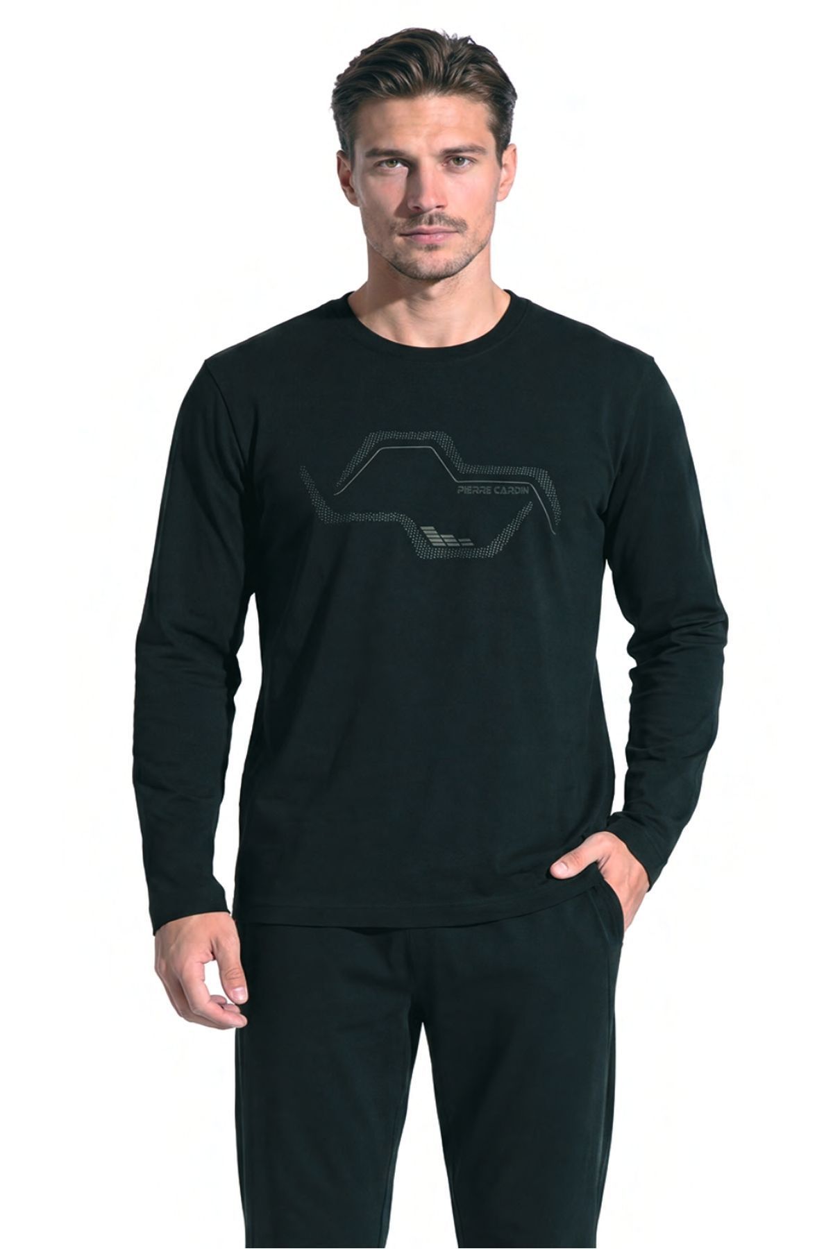 PijamalarHG8757575840533 Pijamapazarı.com'da. Uygun fiyat seçenekleri ile sipariş verebilirsiniz.Pierre Cardin 6151 Erkek Uzun Kollu Bisiklet Yaka Pijama Takımı -Siyah