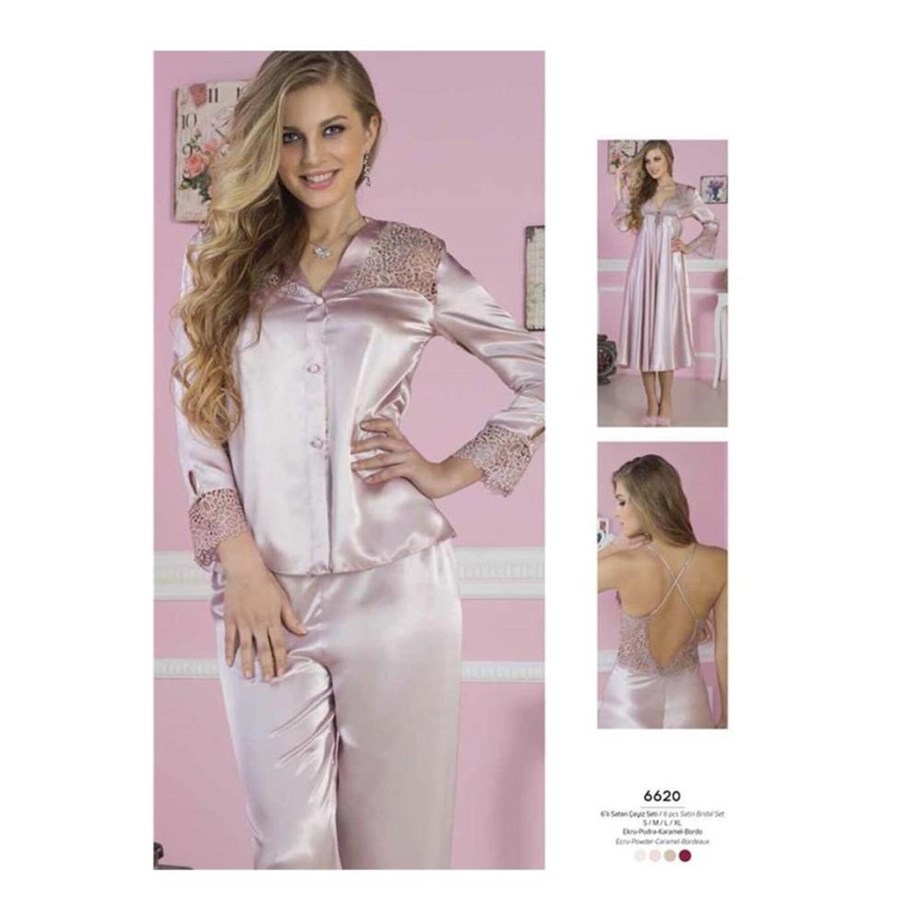 Pierre Cardin 6620 Altılı Takım - PudraSaten Altılı SetlerPierre Cardin