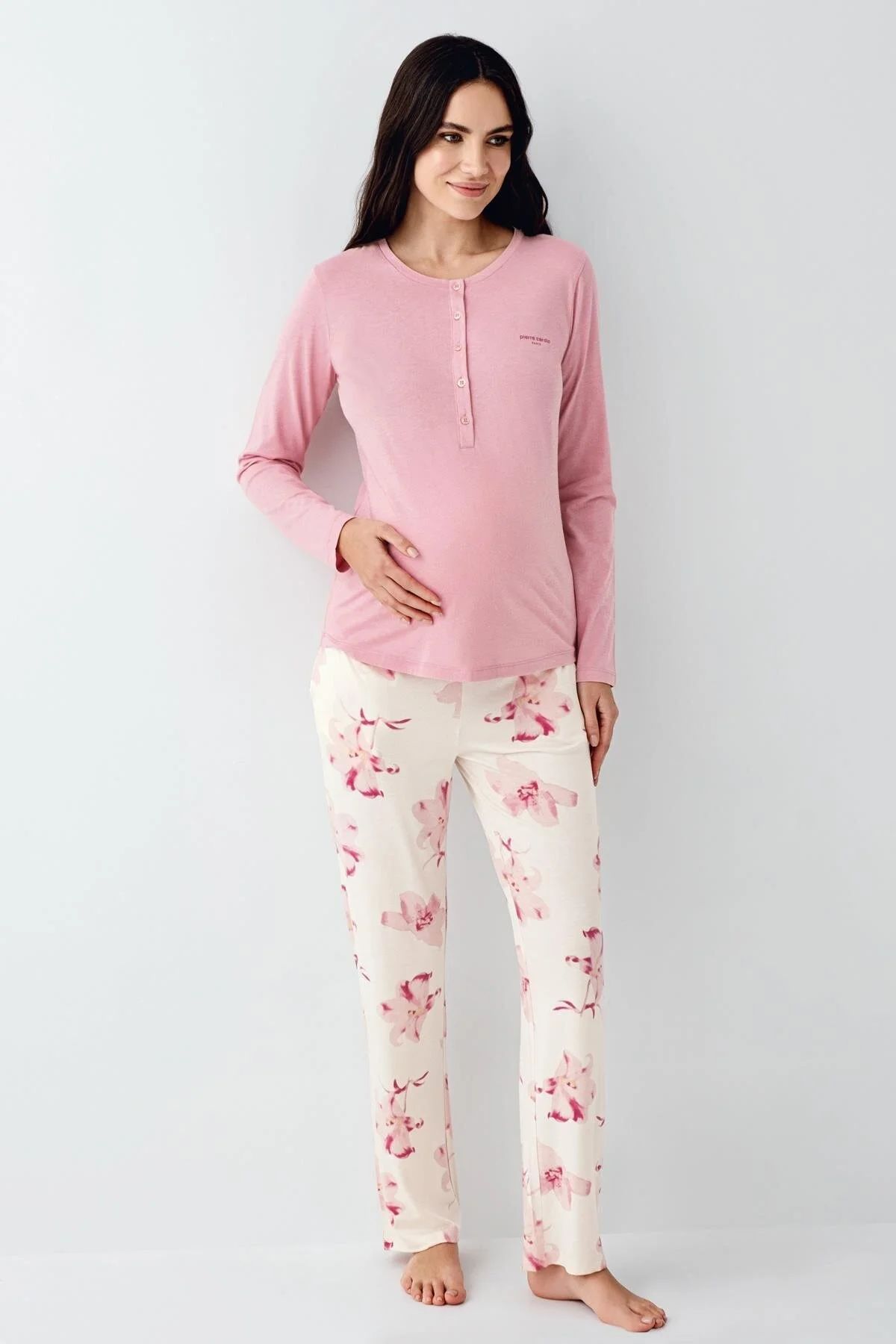 PijamalarPierre Cardin 9059 Hamile Lohusa Düğmeli Bisiklet Yaka Pijama Takımı-Gülkurusu | Pijamapazari.comPierre Cardin 9059 Hamile Lohusa Düğmeli Bisiklet Yaka Pijama Takımı-Gülkurusu