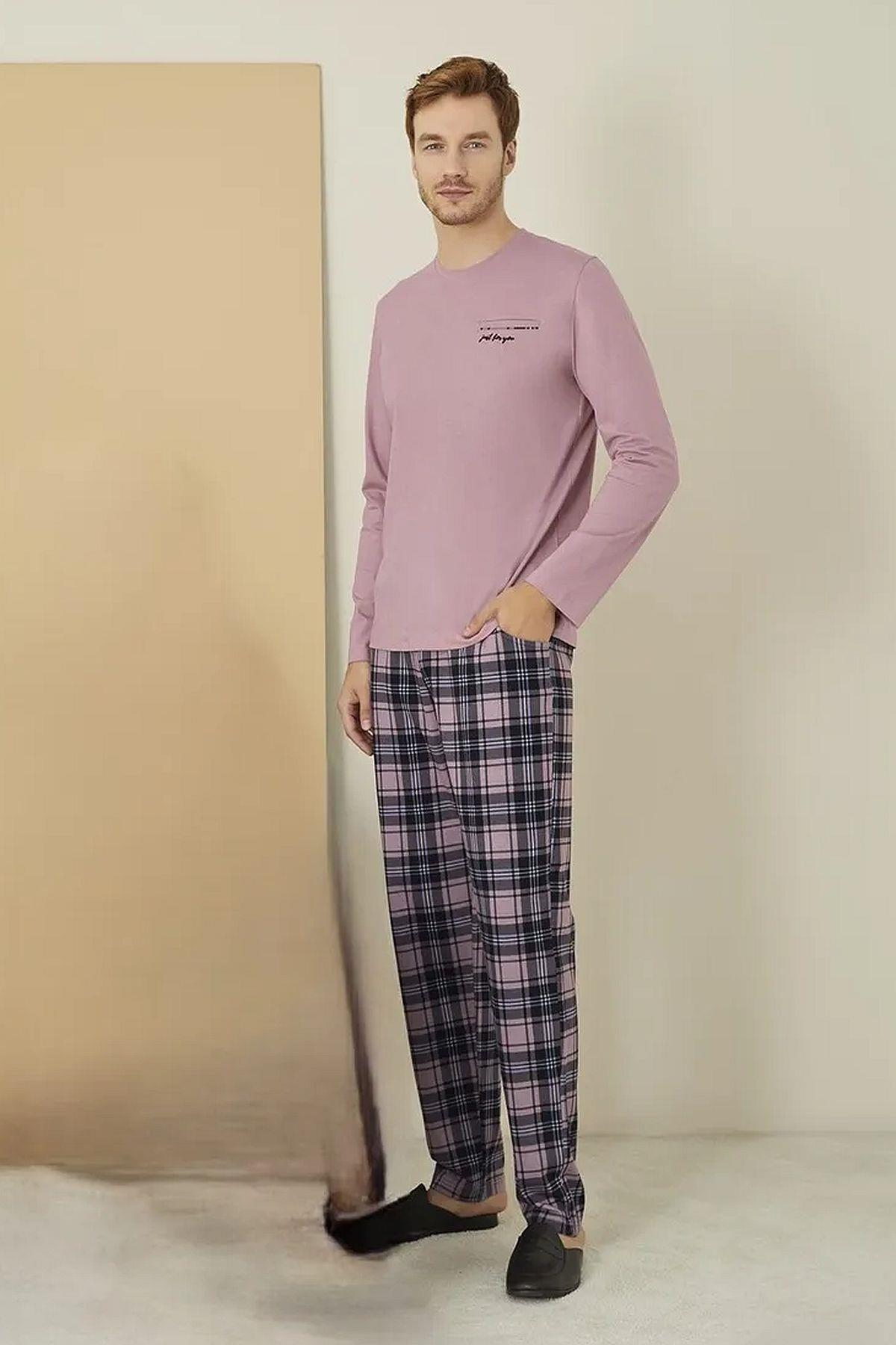PijamalarPolat 1613 Elitepoint Erkek Uzun Kollu Bisiklet Yaka Pijama Takımı-Gülkurusu | Pijamapazari.comPolat 1613 Elitepoint Erkek Uzun Kollu Bisiklet Yaka Pijama Takımı-Gülkurusu