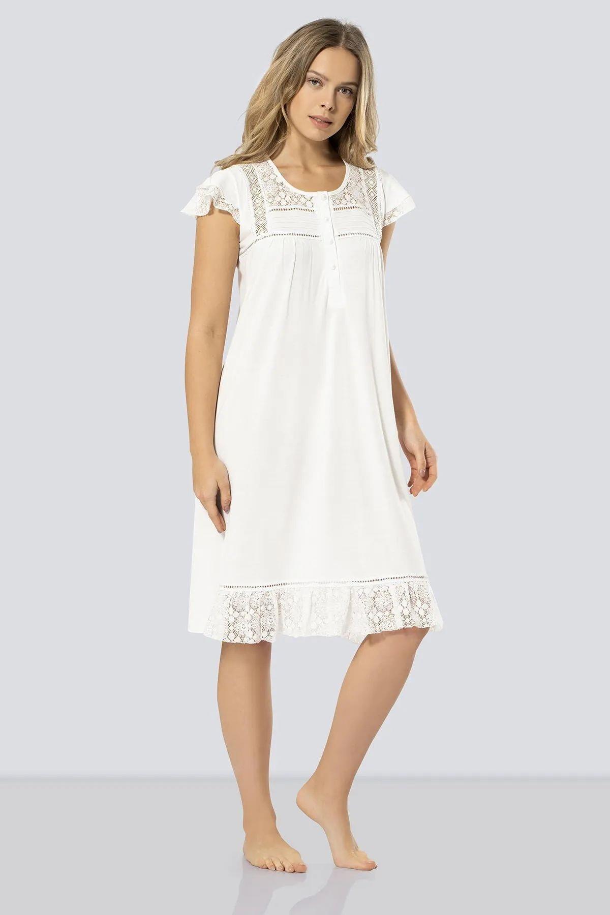 GeceliklerTüren 3284 Gecelik  - Ekru ; TU3284-EKRU ; Türen ; Mühim Olan İç Güzelliği ; Mühim Olan İç GüzelliğiTüren 3284 Gecelik  - Ekru