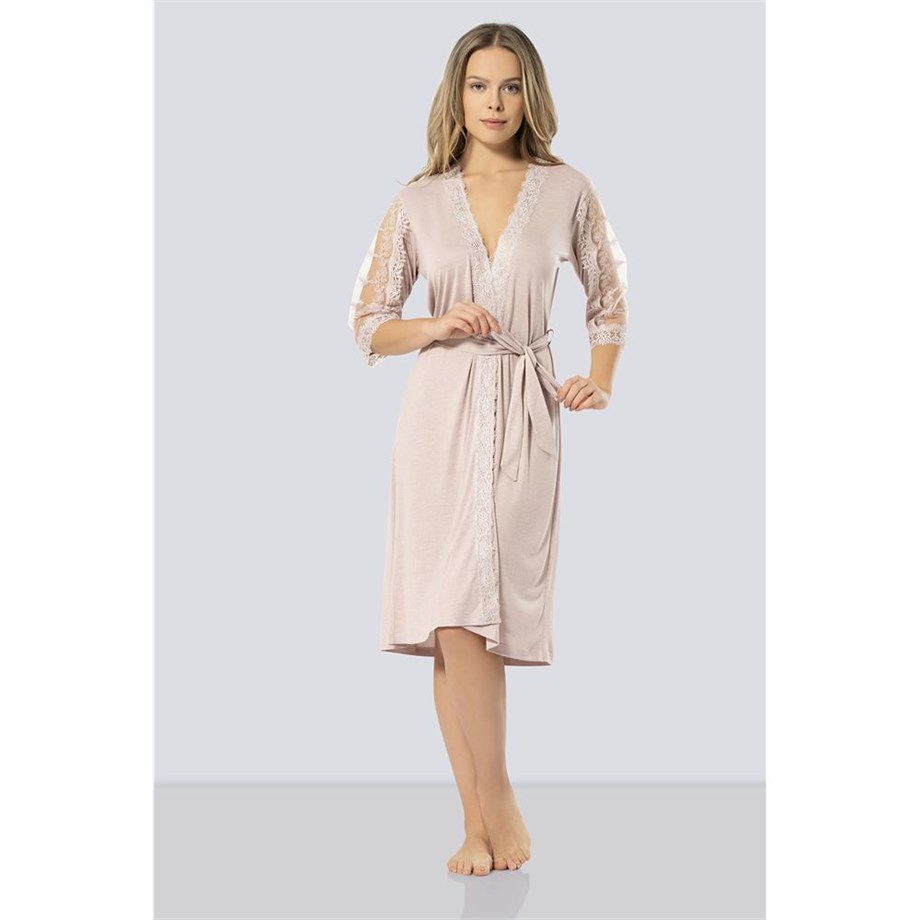 Türen 3295 Lohusa Sabahlık  - PudraHamile & Lohusa Sabahlıklı Pijama TakımlarıTÜREN