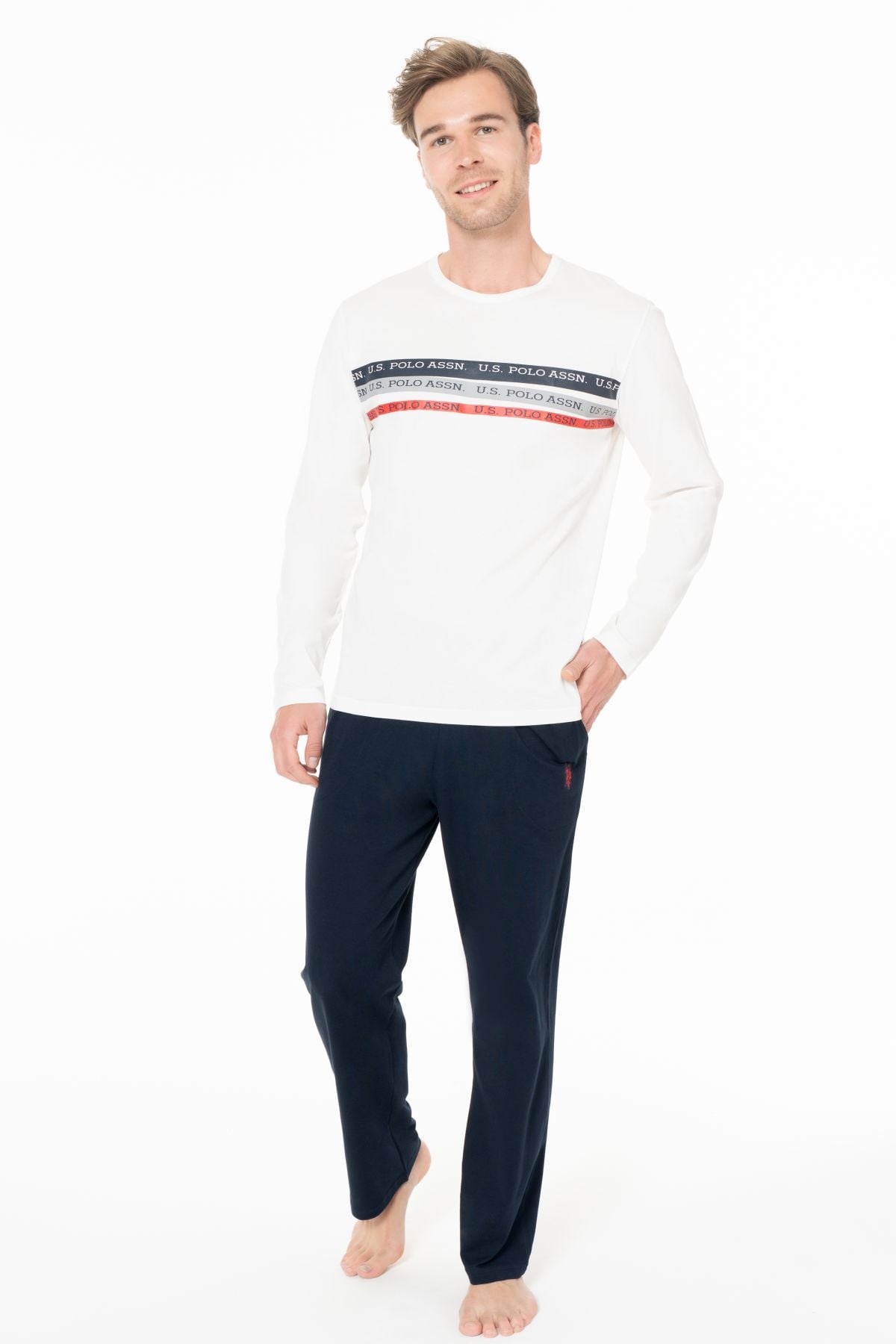 PijamalarU.s Polo Assn. 18947 Erkek Uzun Kollu Bisiklet Yaka Pijama Takımı-Ekru | Pijamapazari.comU.s Polo Assn. 18947 Erkek Uzun Kollu Bisiklet Yaka Pijama Takımı-Ekru