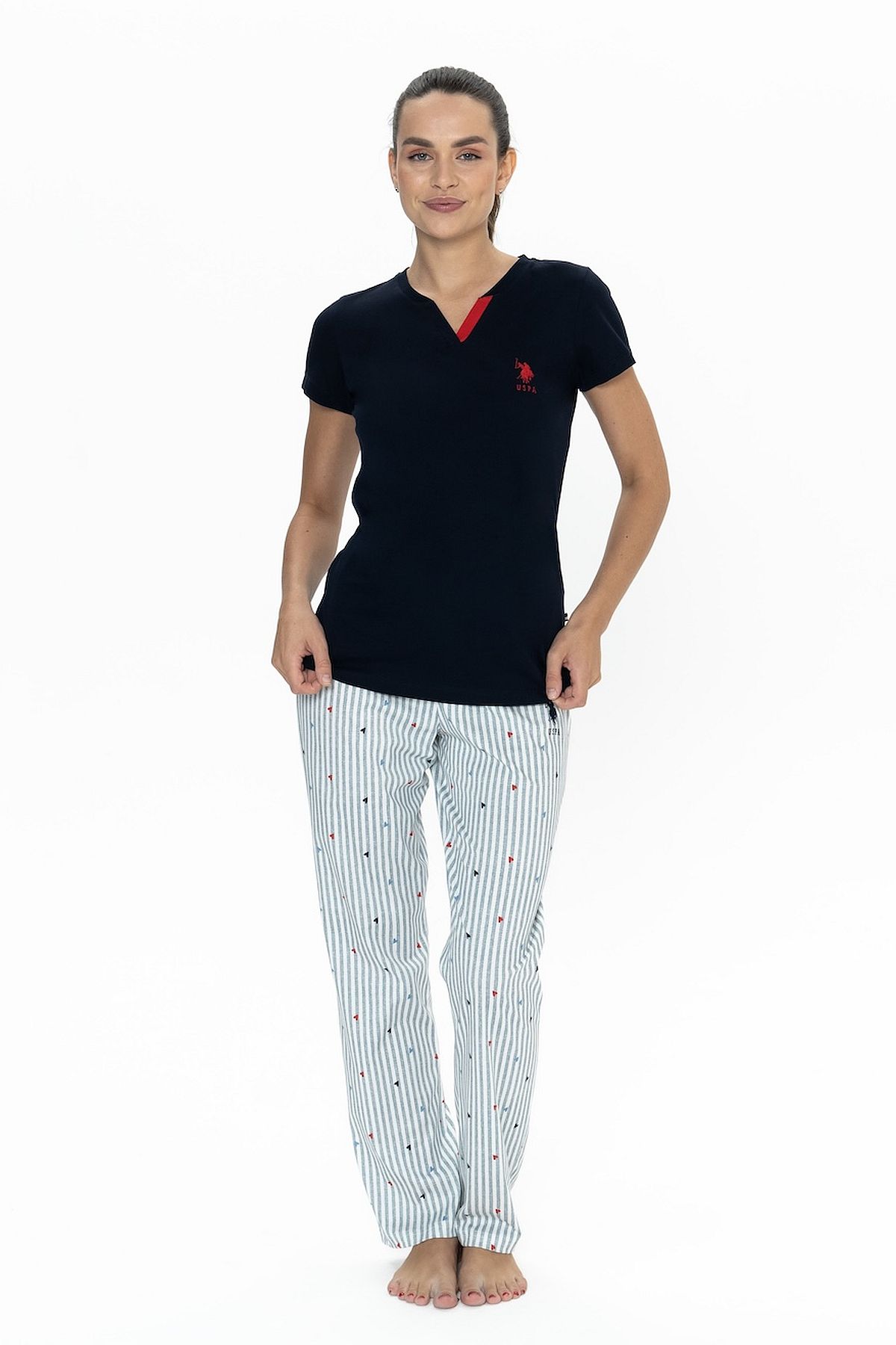 PijamalarU.s Polo Assn. 20060 Kadın Kısa Kollu V Yaka Pijama Takımı-Lacivert | Pijamapazari.comU.s Polo Assn. 20060 Kadın Kısa Kollu V Yaka Pijama Takımı-Lacivert