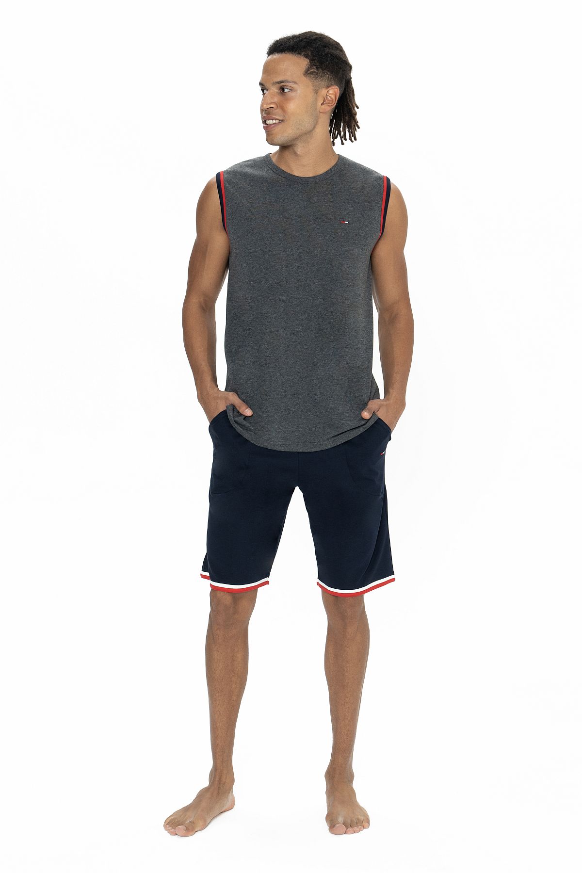 PijamalarU.s Polo Assn. 18872 Erkek Kolsuz Bisiklet Yaka Şortlu Pijama Takımı-Antrasitmelanj | Pijamapazari.comU.s Polo Assn. 18872 Erkek Kolsuz Bisiklet Yaka Şortlu Pijama Takımı-Antrasitmelanj