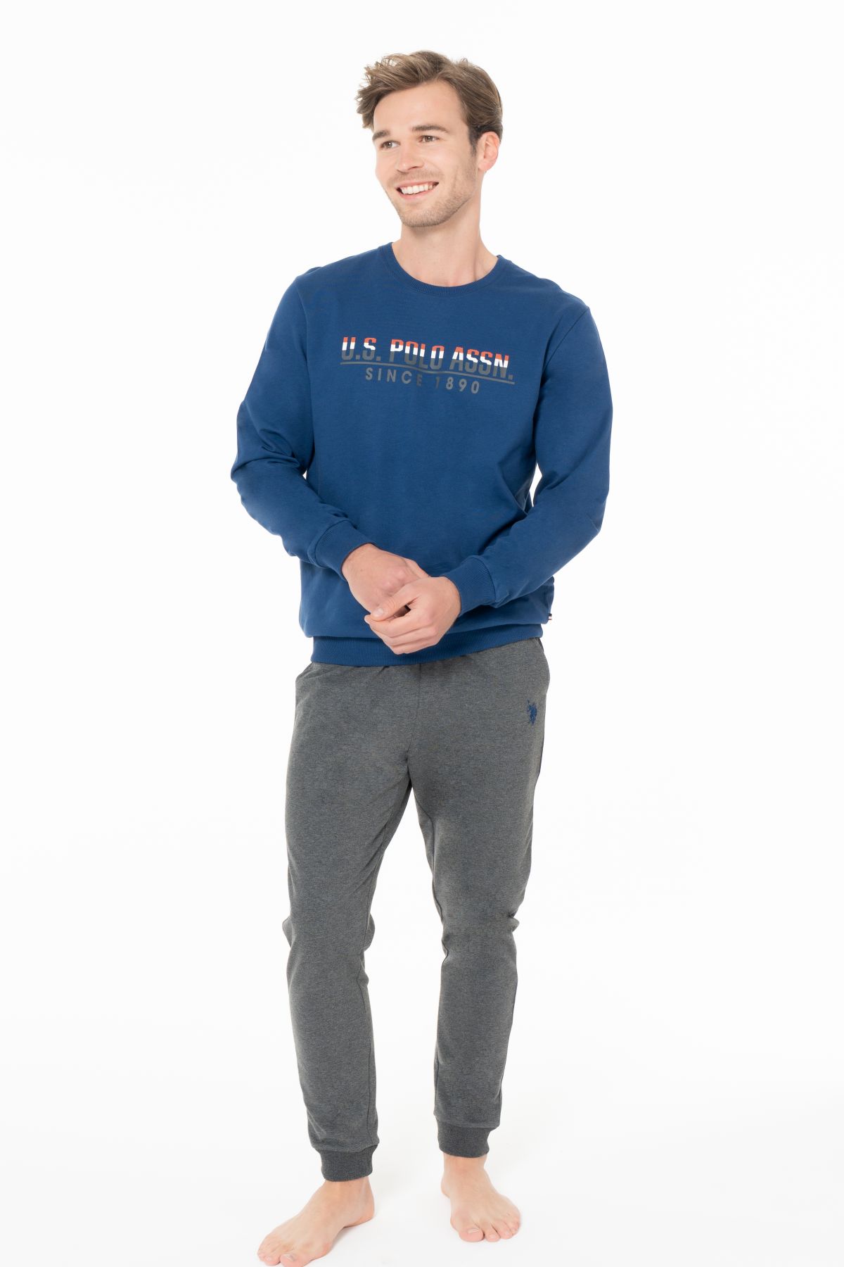 Eşofman TakımlarıU.s Polo Assn. 18928 Erkek Uzun Kollu Bisiklet Yaka Paçası Bantlı Rahat Ev Giyim-İndigo | Pijamapazari.comU.s Polo Assn. 18928 Erkek Uzun Kollu Bisiklet Yaka Paçası Bantlı Rahat Ev Giyim-İndigo