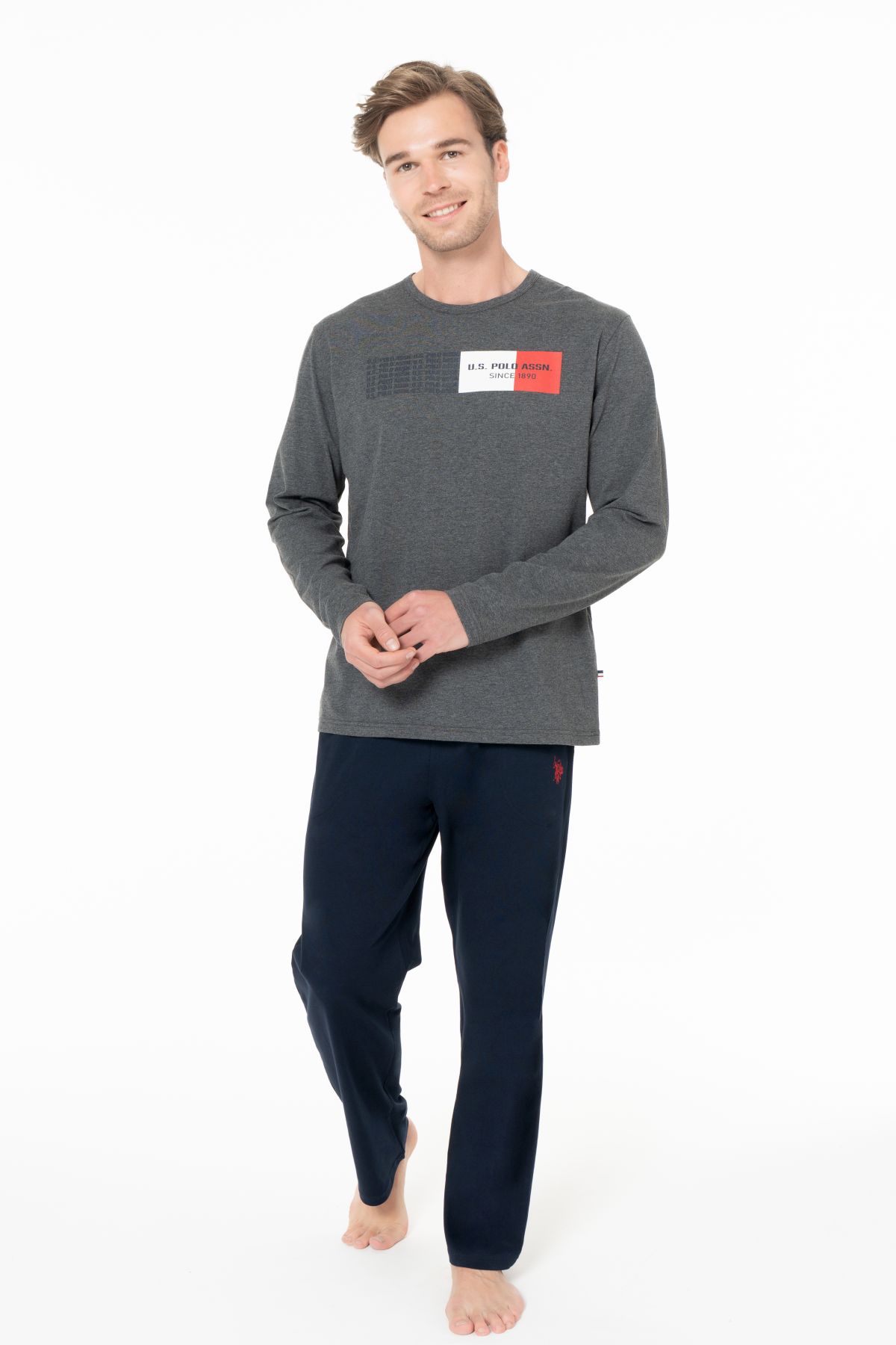 PijamalarU.s Polo Assn. 18945 Erkek Uzun Kollu Bisiklet Yaka Pijama Takımı-Antrasitmelanj | Pijamapazari.comU.s Polo Assn. 18945 Erkek Uzun Kollu Bisiklet Yaka Pijama Takımı-Antrasitmelanj