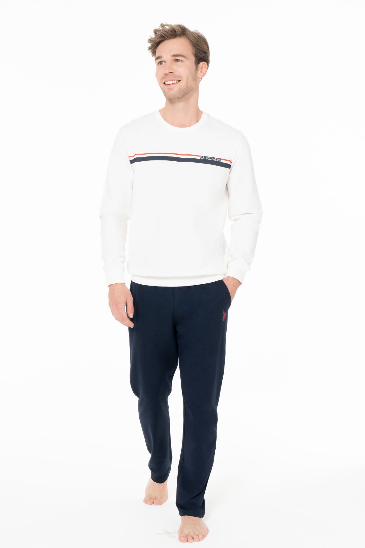 Eşofman TakımlarıU.s Polo Assn. 18925 Erkek Uzun Kollu Bisiklet Yaka Rahat Ev Giyim-Ekru | Pijamapazari.comU.s Polo Assn. 18925 Erkek Uzun Kollu Bisiklet Yaka Rahat Ev Giyim-Ekru