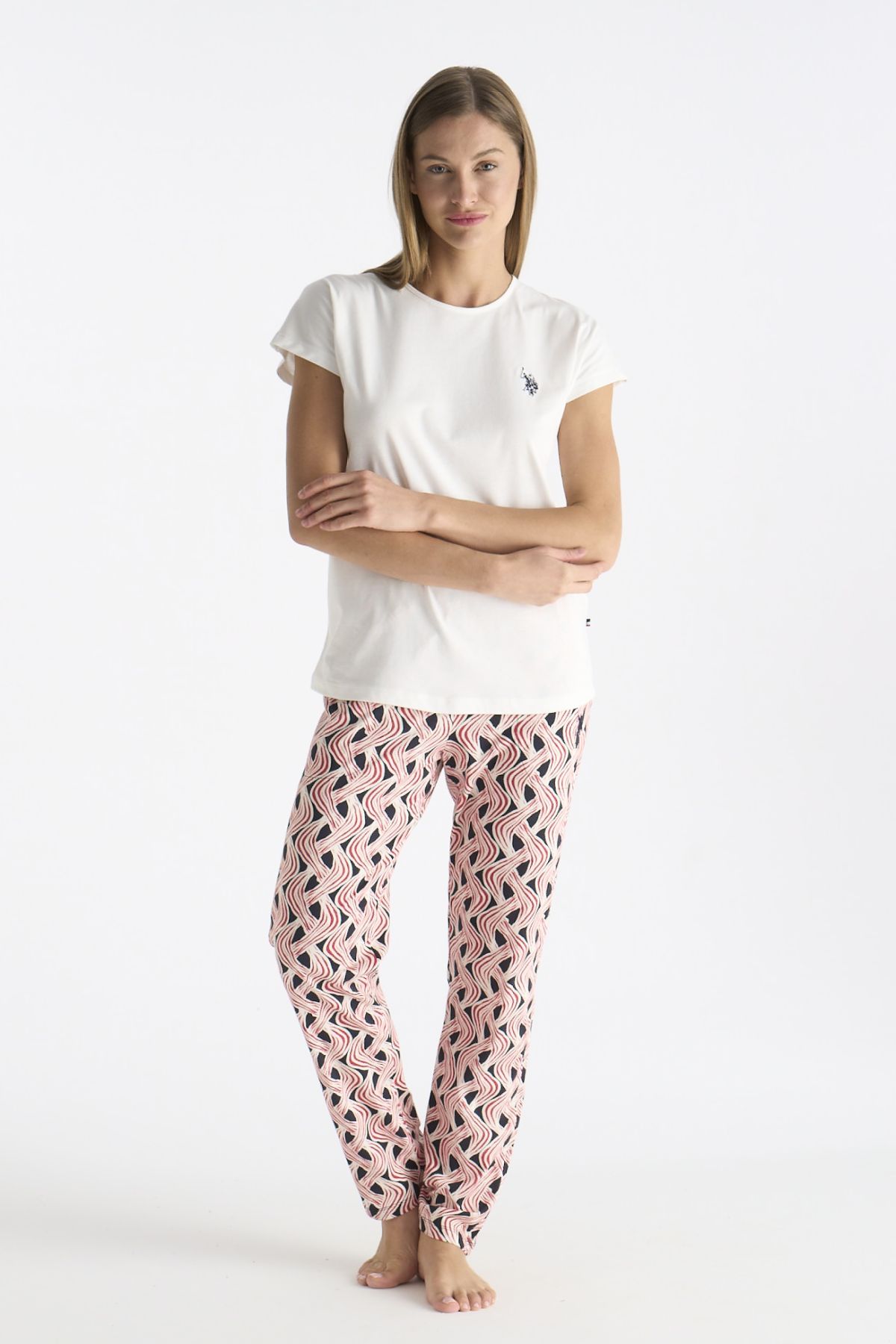 PijamalarU.s Polo Assn. 20248 Kadın Bisiklet Yaka Kısa Kollu Pijama Takımı-Ekru | Pijamapazari.comU.s Polo Assn. 20248 Kadın Bisiklet Yaka Kısa Kollu Pijama Takımı-Ekru