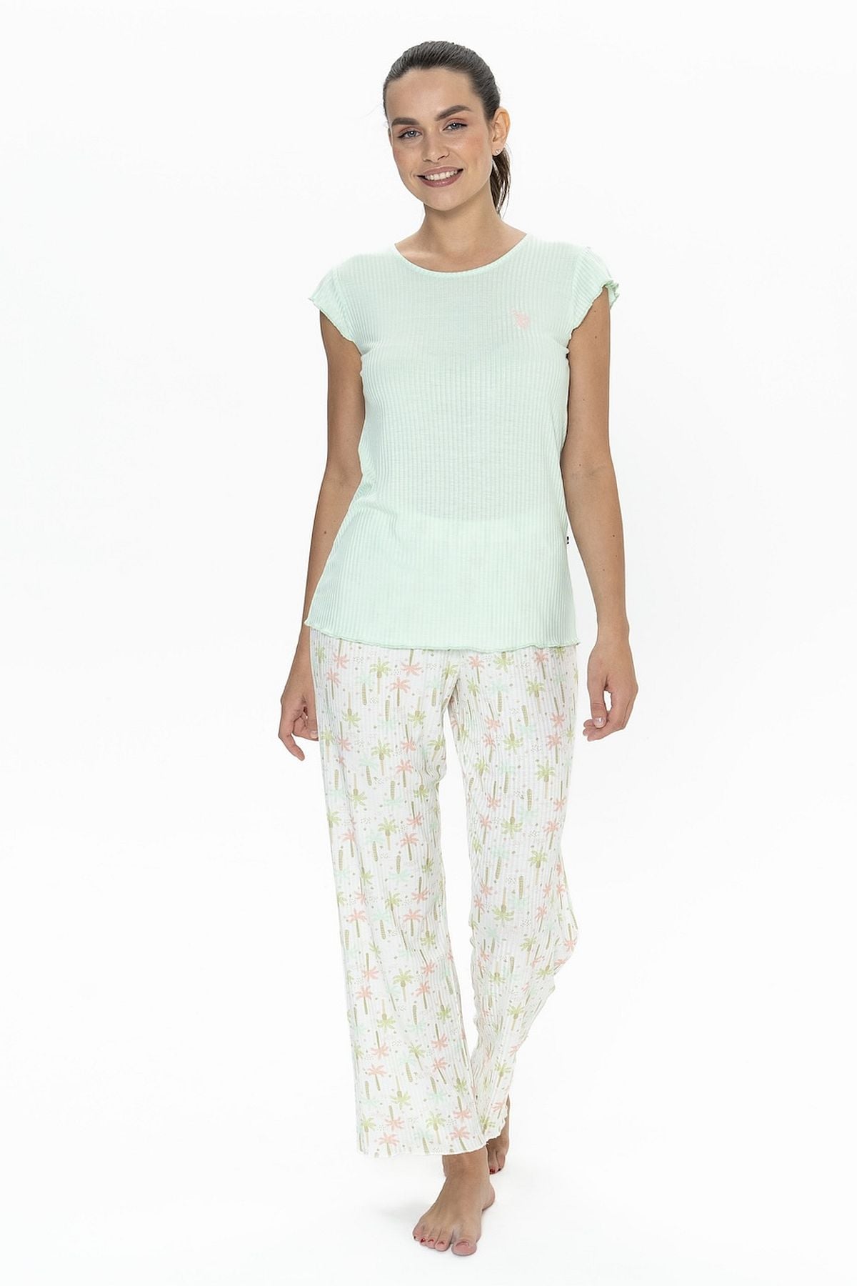 PijamalarU.s Polo Assn. 20079 Kadın Kısa Kollu Bisiklet Yaka Pijama Takımı-Mint | Pijamapazari.comU.s Polo Assn. 20079 Kadın Kısa Kollu Bisiklet Yaka Pijama Takımı-Mint