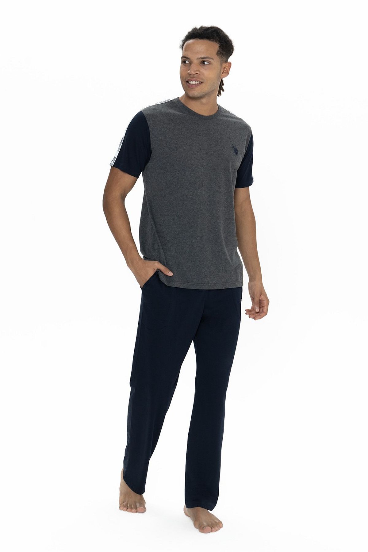 PijamalarU.s Polo Assn. 18898 Erkek Kısa Kollu Bisiklet Yaka Pijama Takımı-Antrasitmelanj | Pijamapazari.comU.s Polo Assn. 18898 Erkek Kısa Kollu Bisiklet Yaka Pijama Takımı-Antrasitmelanj