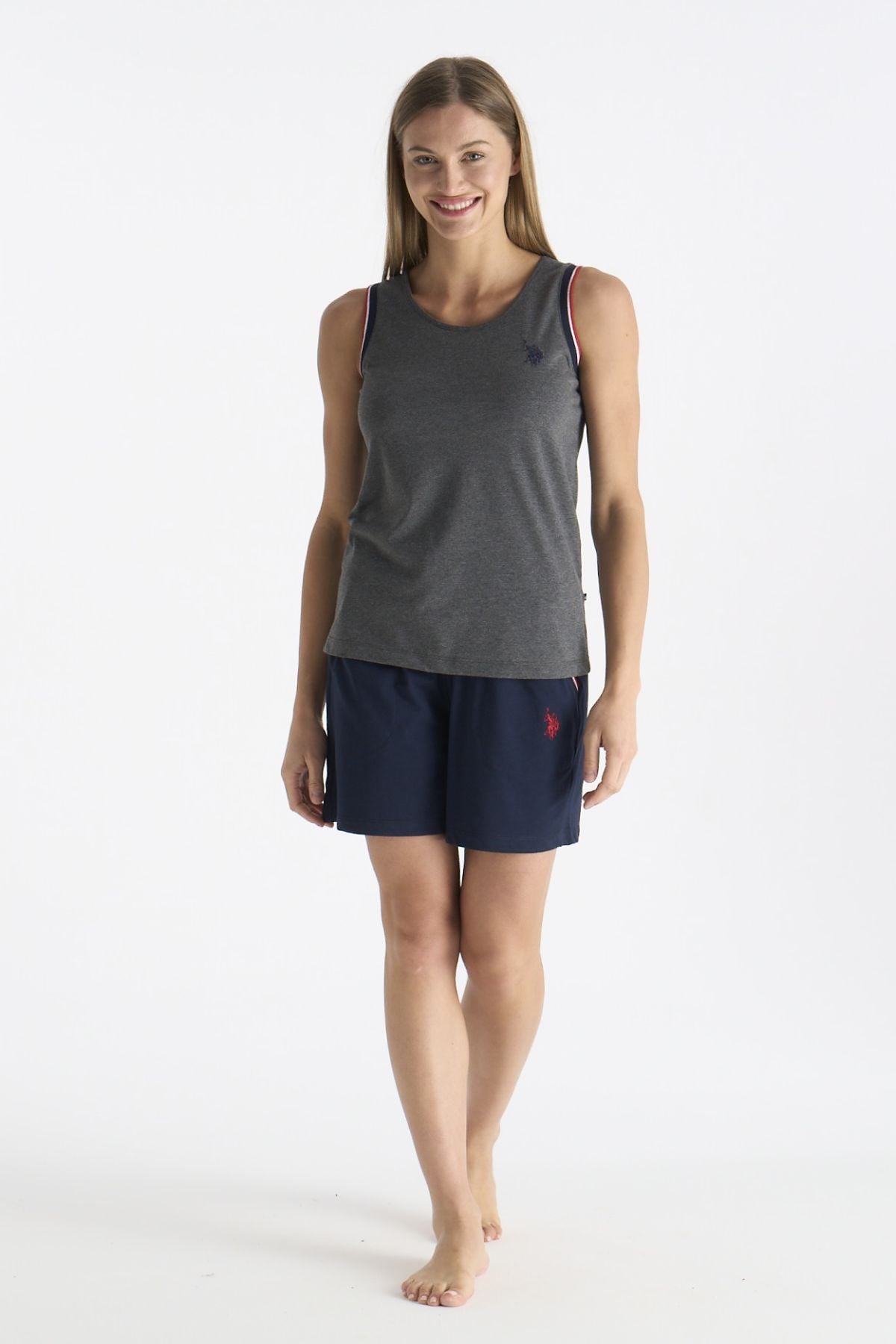 PijamalarU.s Polo Assn. 20205 Kadın Kalın Askılı Şortlu Pijama Takımı-Gri | Pijamapazari.comU.s Polo Assn. 20205 Kadın Kalın Askılı Şortlu Pijama Takımı-Gri