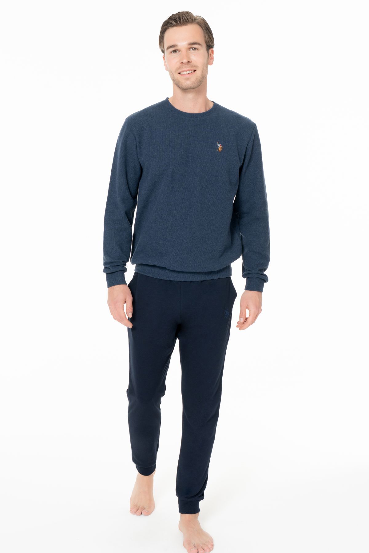 Eşofman TakımlarıU.s Polo Assn. 18995 Erkek Uzun Kollu Bisiklet Yaka Paçası Bantlı Rahat Ev Giyim-İndigo | Pijamapazari.comU.s Polo Assn. 18995 Erkek Uzun Kollu Bisiklet Yaka Paçası Bantlı Rahat Ev Giyim-İndigo