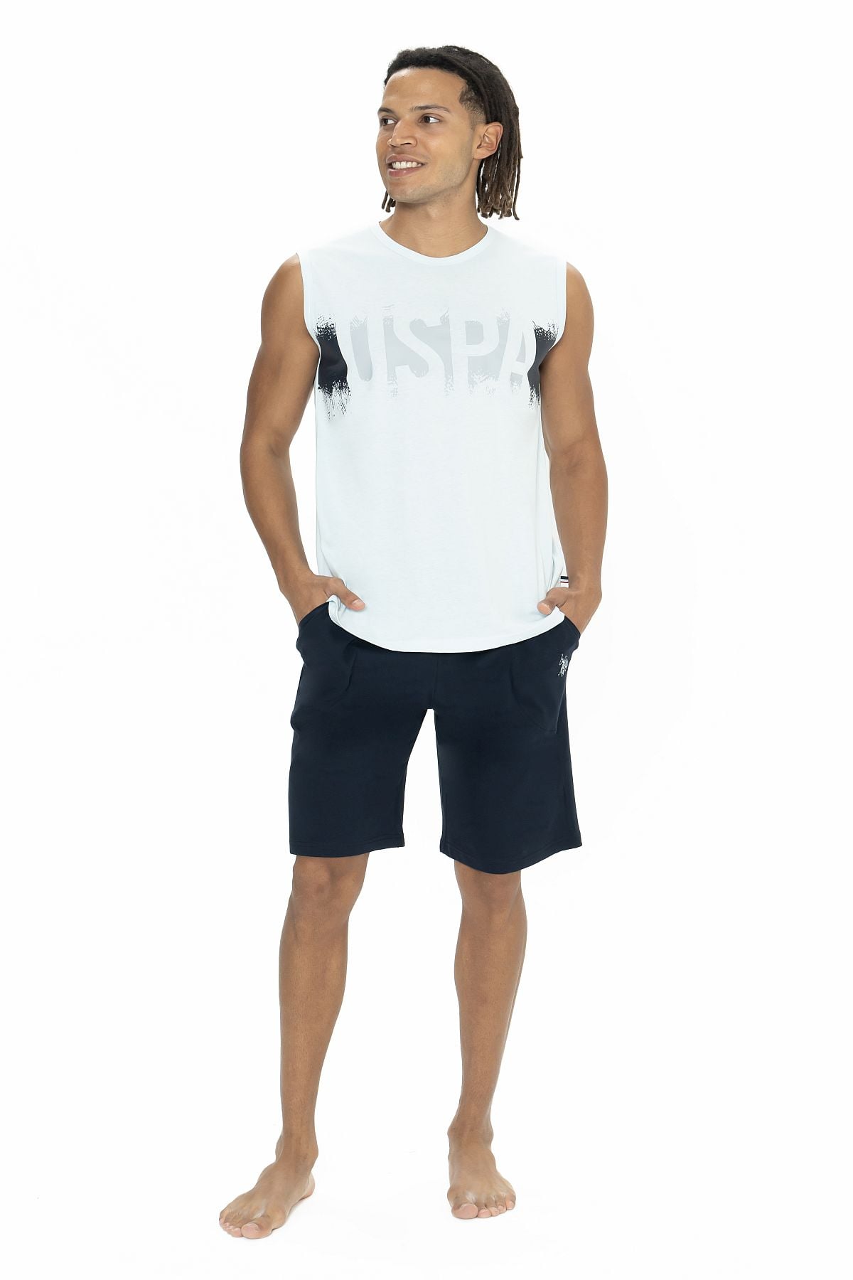 PijamalarU.s Polo Assn. 18885 Erkek Kolsuz Bisiklet Yaka Şortlu Pijama Takımı-Mavi | Pijamapazari.comU.s Polo Assn. 18885 Erkek Kolsuz Bisiklet Yaka Şortlu Pijama Takımı-Mavi