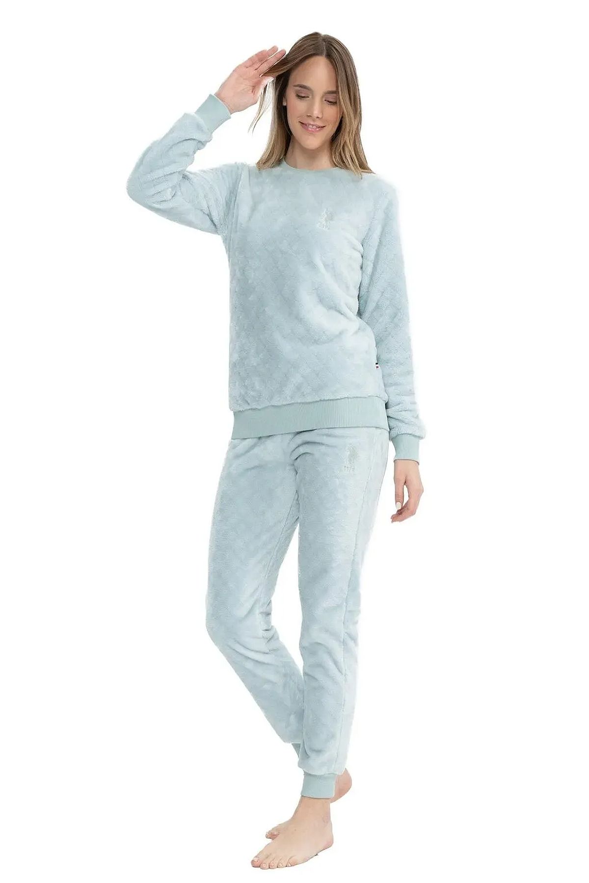 PijamalarU.s Polo Assn. 17080 Kadın Uzun Kollu Welsoft Paçası Lastikli Pijama Takım-Açıkmavi | Pijamapazari.comU.s Polo Assn. 17080 Kadın Uzun Kollu Welsoft Paçası Lastikli Pijama Takım-Açıkmavi