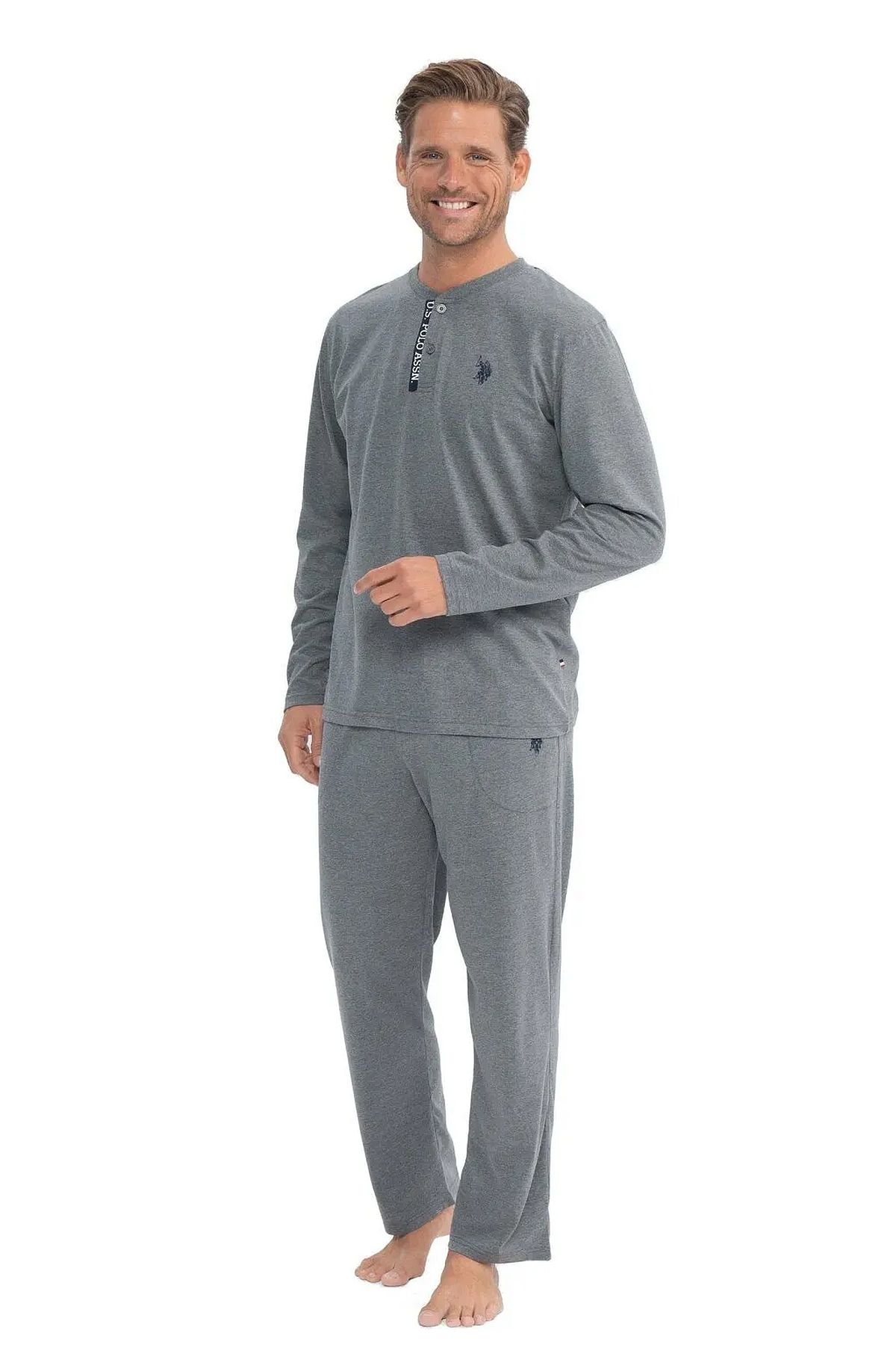 PijamalarU.s Polo Assn. 18837 Erkek Uzun Kollu Yuvarlak Yaka Pijama Takımı-Antrasitmelanj | Pijamapazari.comU.s Polo Assn. 18837 Erkek Uzun Kollu Yuvarlak Yaka Pijama Takımı-Antrasitmelanj