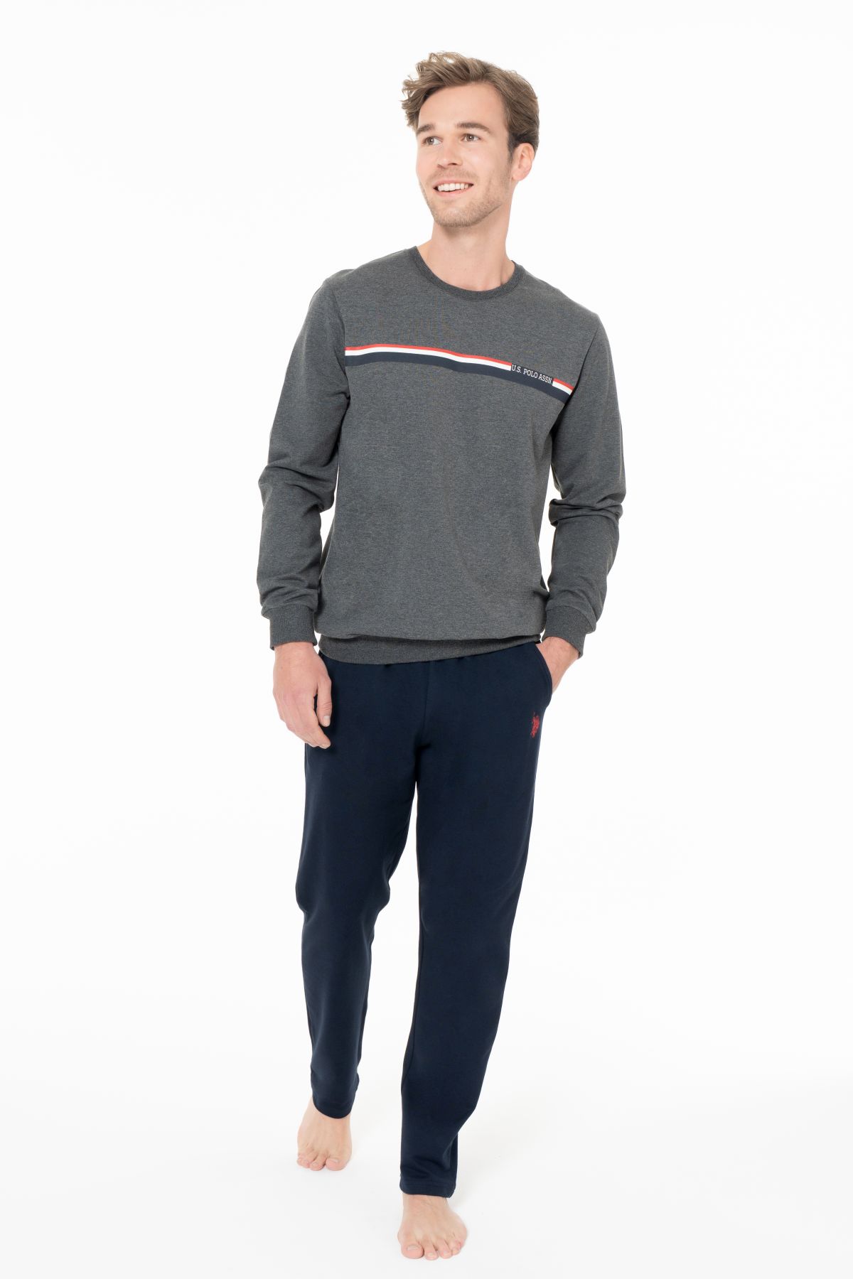 Eşofman TakımlarıU.s Polo Assn. 18925B Erkek Büyük Beden Uzun Kollu Bisiklet Yaka Rahat Ev Giyim-Antrasitmelanj | Pijamapazari.comU.s Polo Assn. 18925B Erkek Büyük Beden Uzun Kollu Bisiklet Yaka Rahat Ev Giyim-Antrasitmelanj