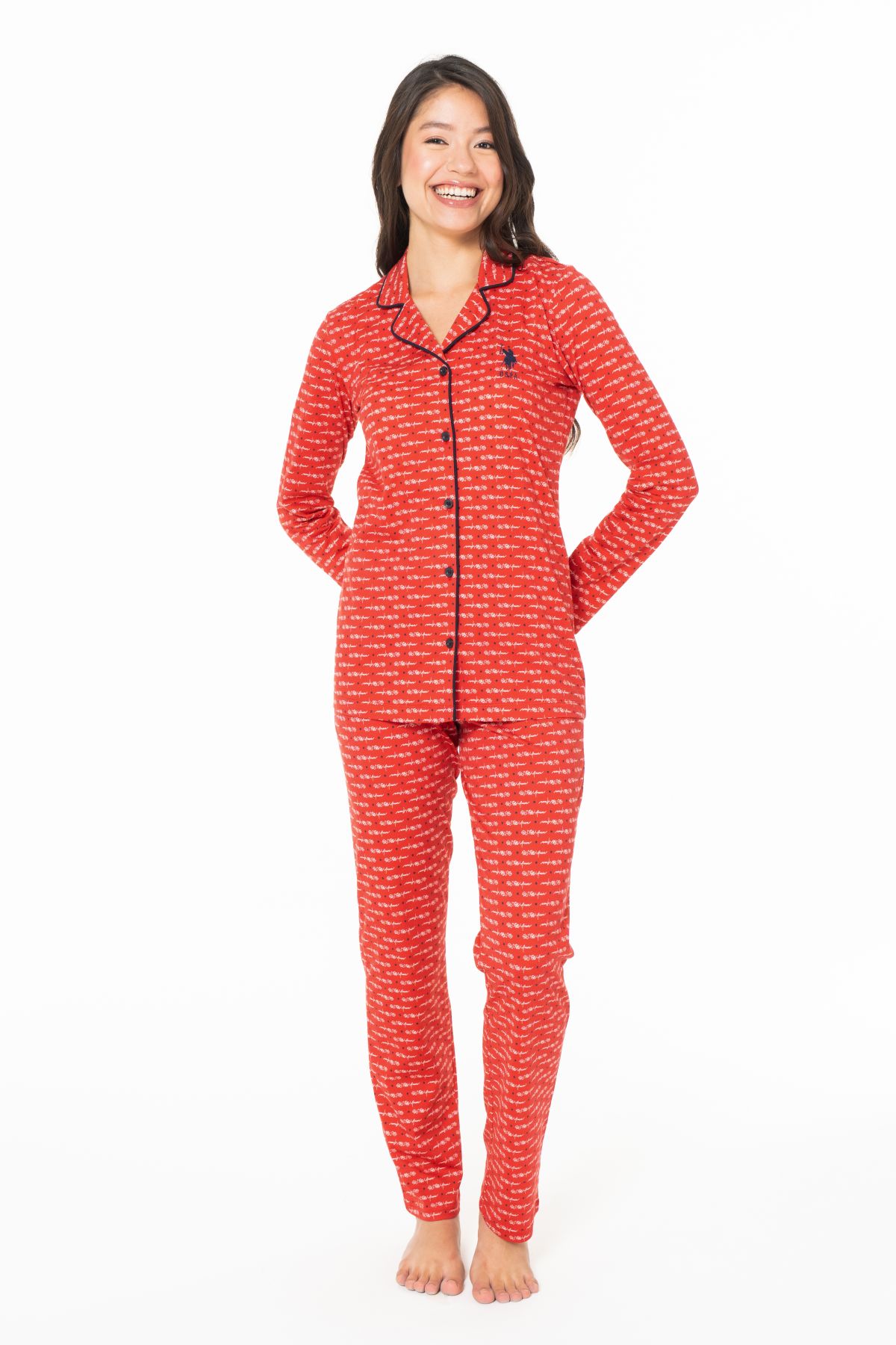 PijamalarU.s Polo Assn. 20144 Kadın Uzun Kollu Gömlek Pijama Takım-Kırmızı | Pijamapazari.comU.s Polo Assn. 20144 Kadın Uzun Kollu Gömlek Pijama Takım-Kırmızı
