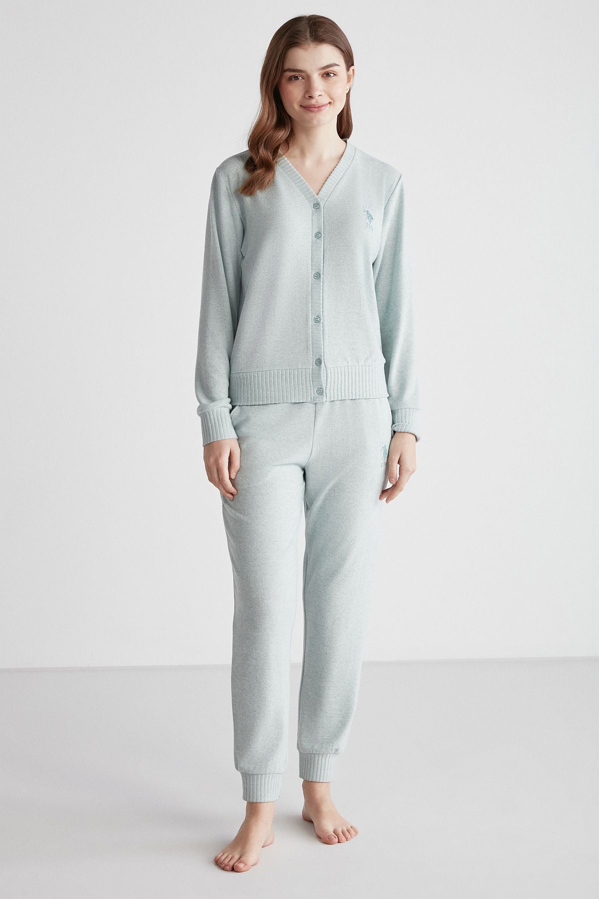 PijamalarU.s Polo Assn. 16956 Kadın Yeşil Melanj Patlı Uzun Kollu Pijama Takımı -Yeşilmelanj | Pijamapazari.comU.s Polo Assn. 16956 Kadın Yeşil Melanj Patlı Uzun Kollu Pijama Takımı -Yeşilmelanj