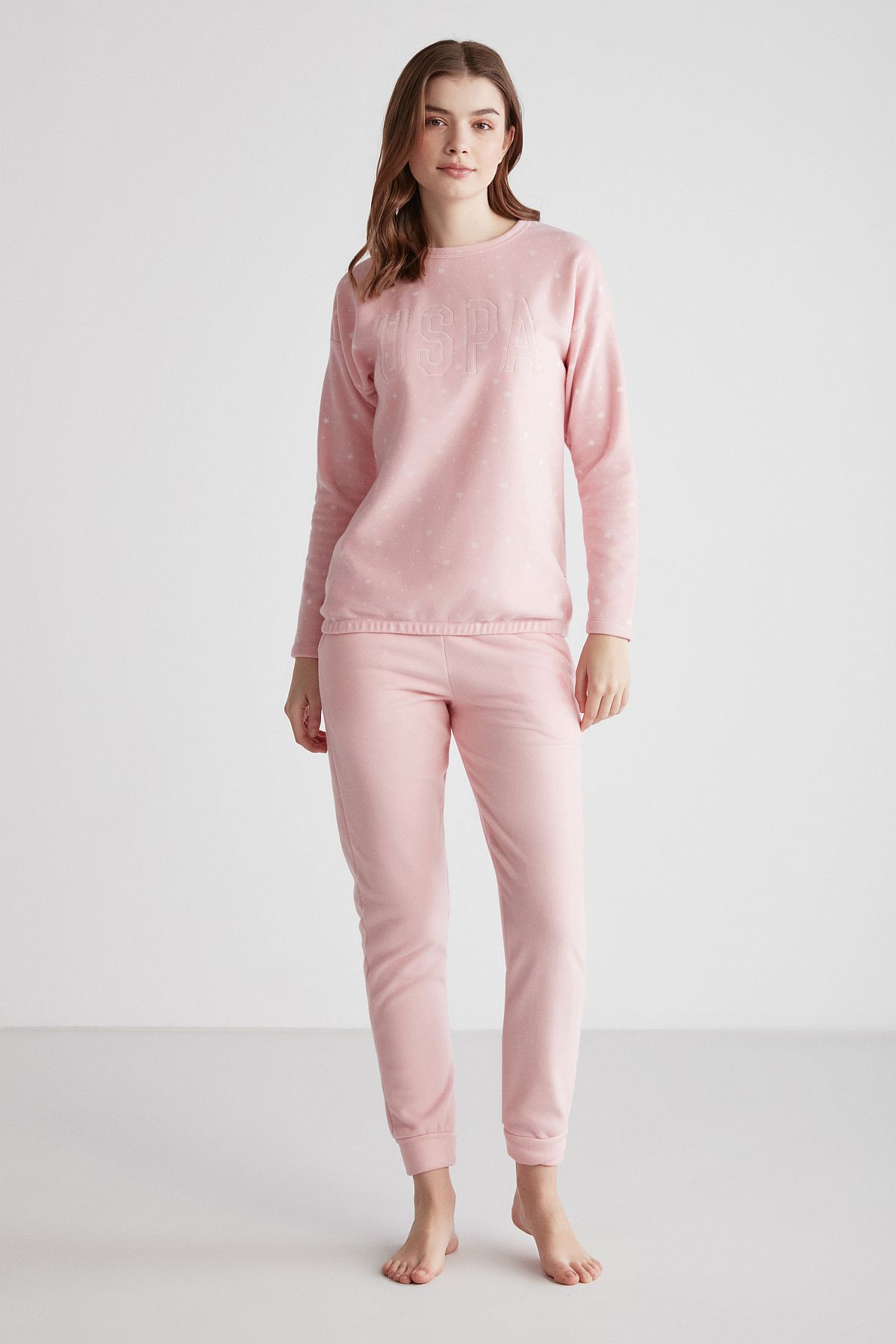 PijamalarU.s Polo Assn. 16960 Kadın Pembe Yuvarlak Yaka Uzun Kollu Pijama Takımı -Pembe | Pijamapazari.comU.s Polo Assn. 16960 Kadın Pembe Yuvarlak Yaka Uzun Kollu Pijama Takımı -Pembe