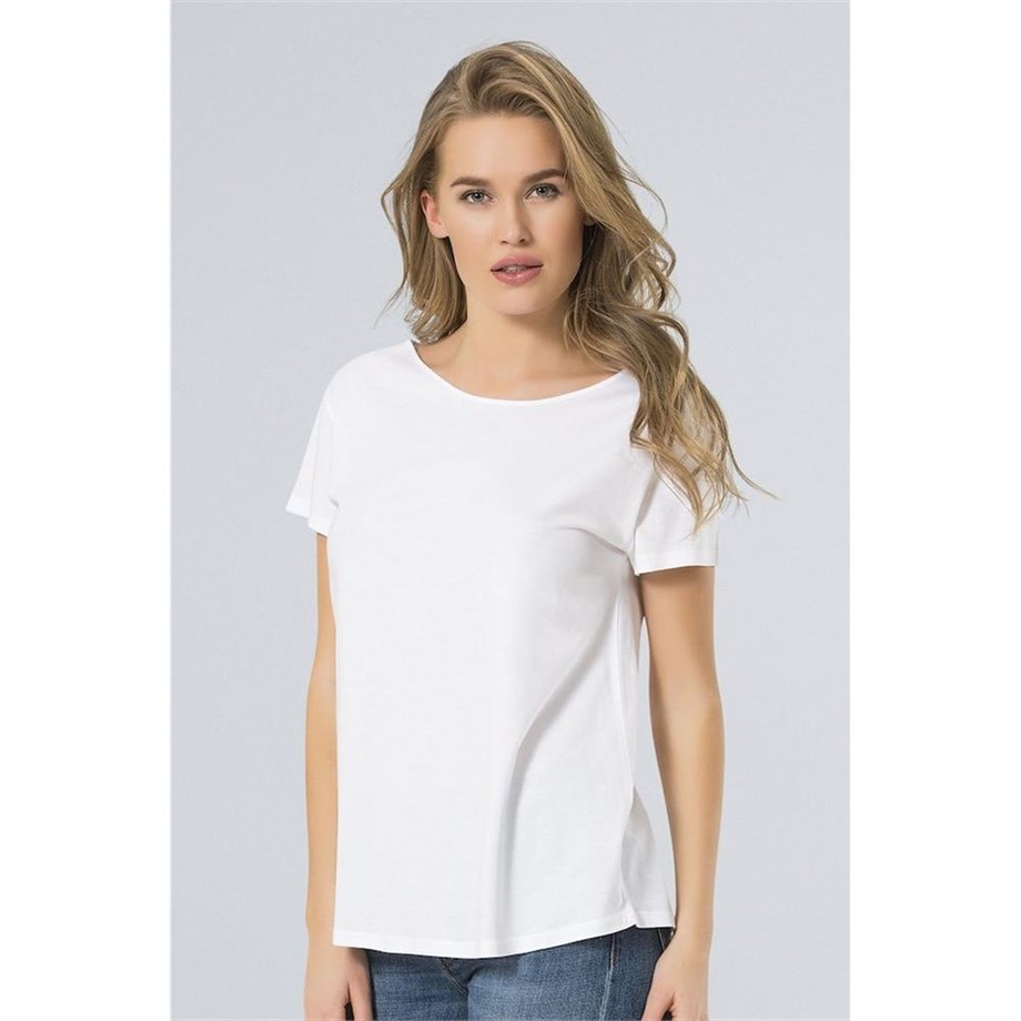 WTSHIRT CANNES Kadın T-Shirt - BeyazT-ShirtWTSHIRT