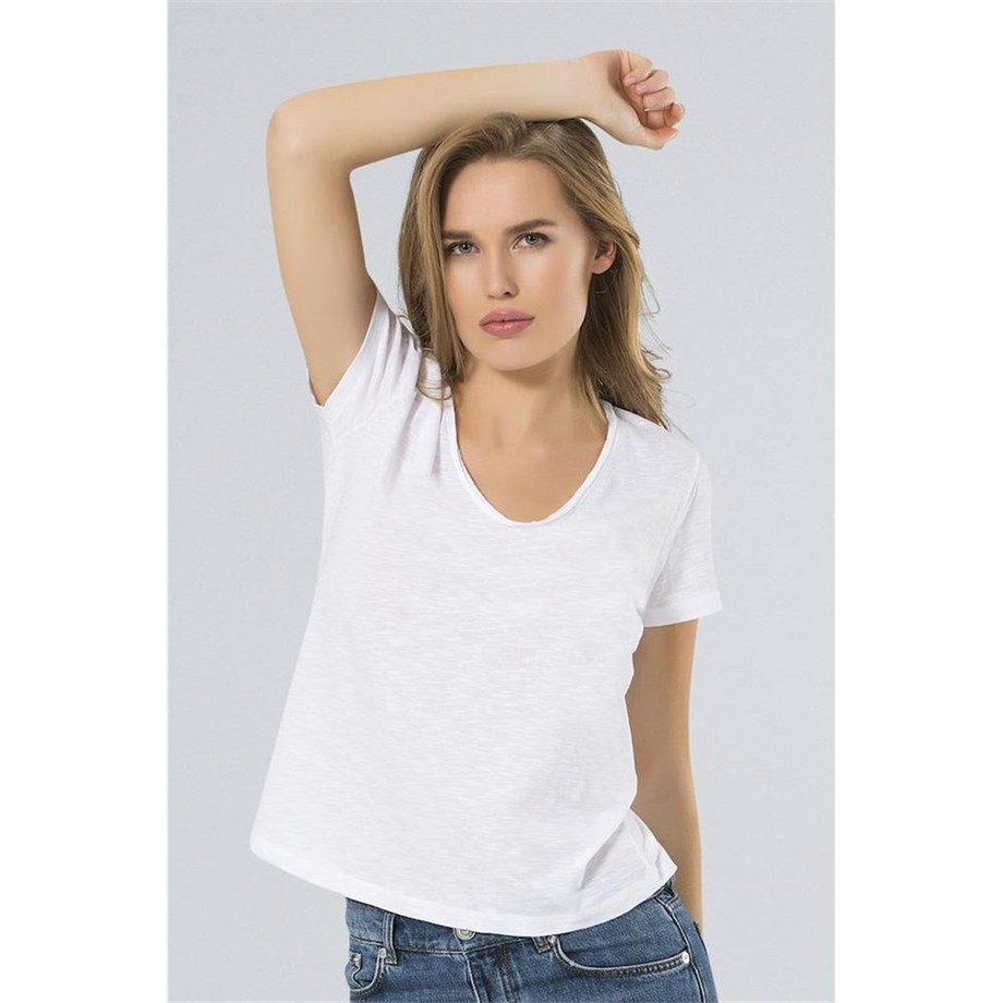 WTSHIRT PARİS Kadın Pijama Takımı - BeyazPijamalarWTSHIRT