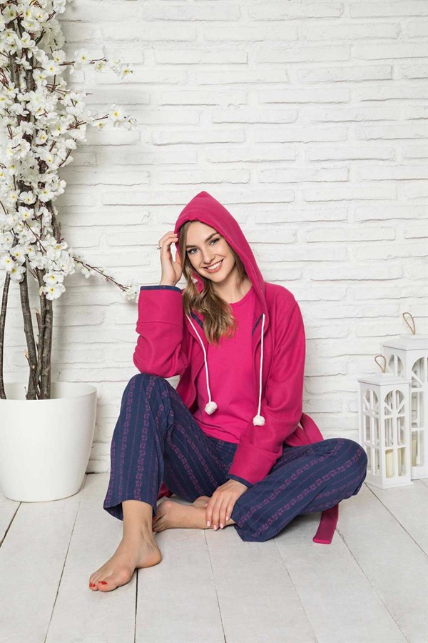Kadın 3'lü Pijama Takımı
