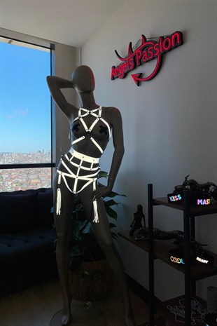 Püsküllü Harness Takım Tiktok Dans Ürünleri