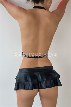 Zımba Detaylı Şık Deri Harness Korse - APFT546