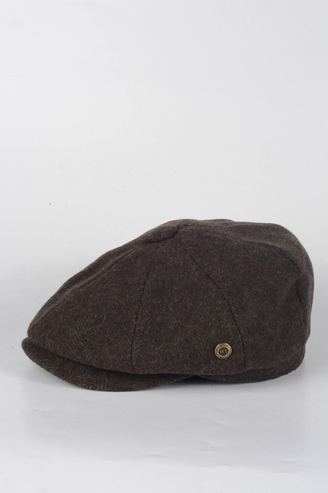 Kışlık 8 Parca Hakiki Yün Balık Sırtı Peaky Blinders Model  Erkek Kasket Şapka