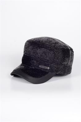 Erkek Kulaklıklı Castro Yün Kumaş  Siperli  Kep Şapka Kasket 