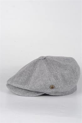 Kışlık 8 Parca Hakiki Yün Balık Sırtı Peaky Blinders Model  Erkek Kasket Şapka