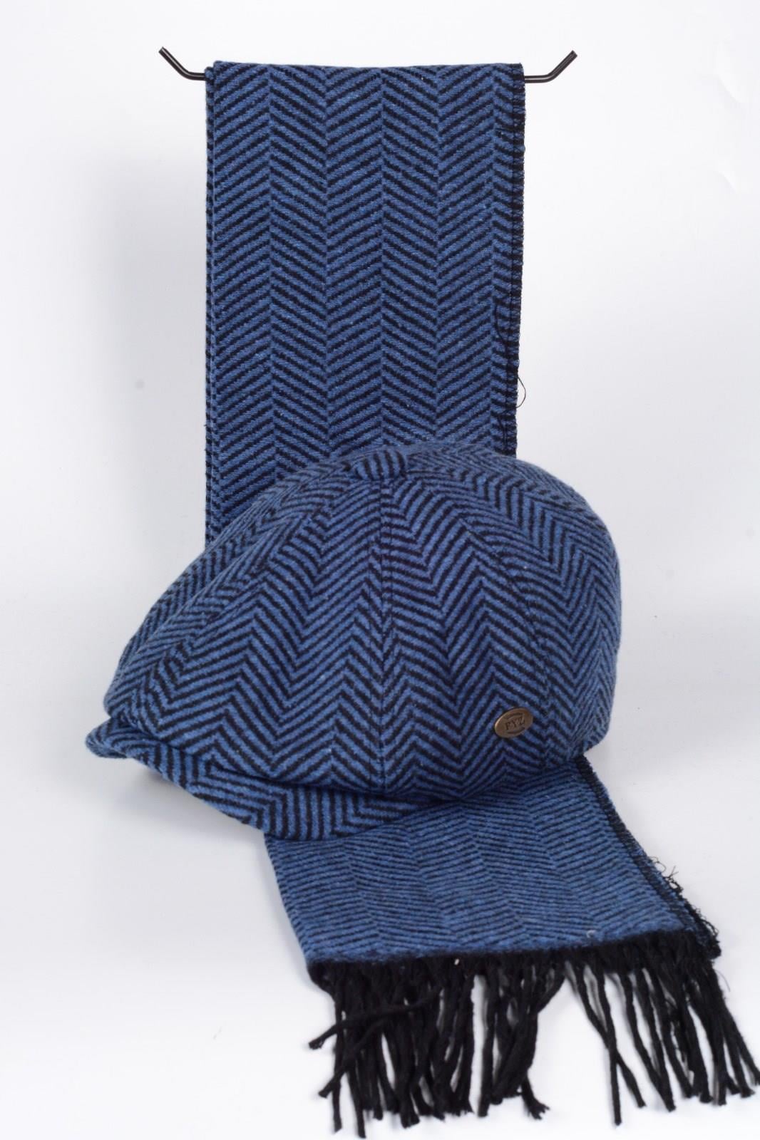 David Beckham Model Peaky Blinders BalıkSırtı Kışlık Kasket Şapka Atkı Hediyeli Kombin 