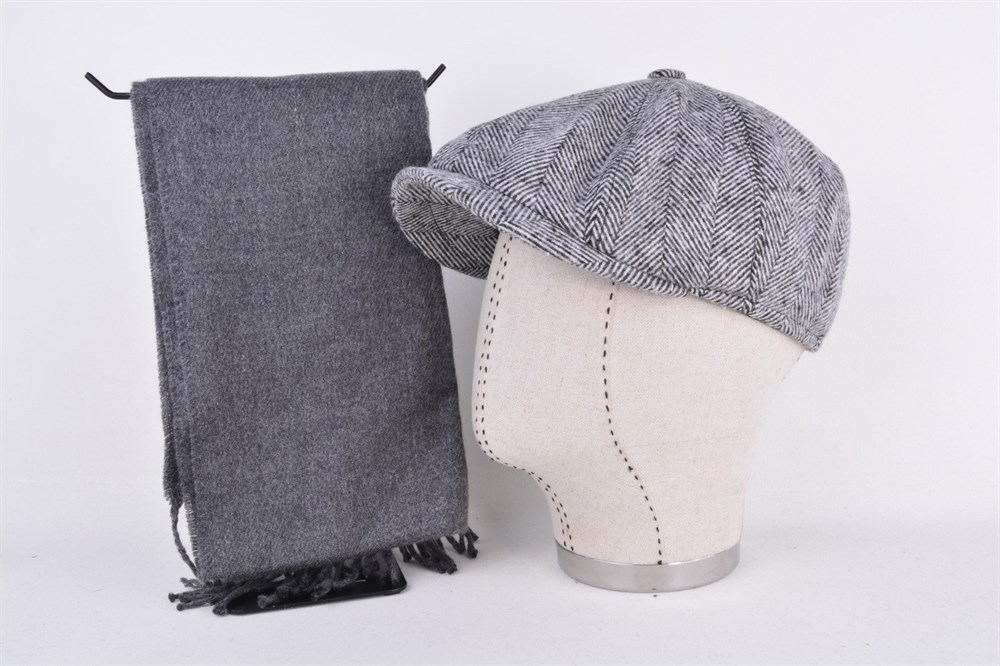 Ingiliz Kasket Atkı Takımı Peaky Blinders